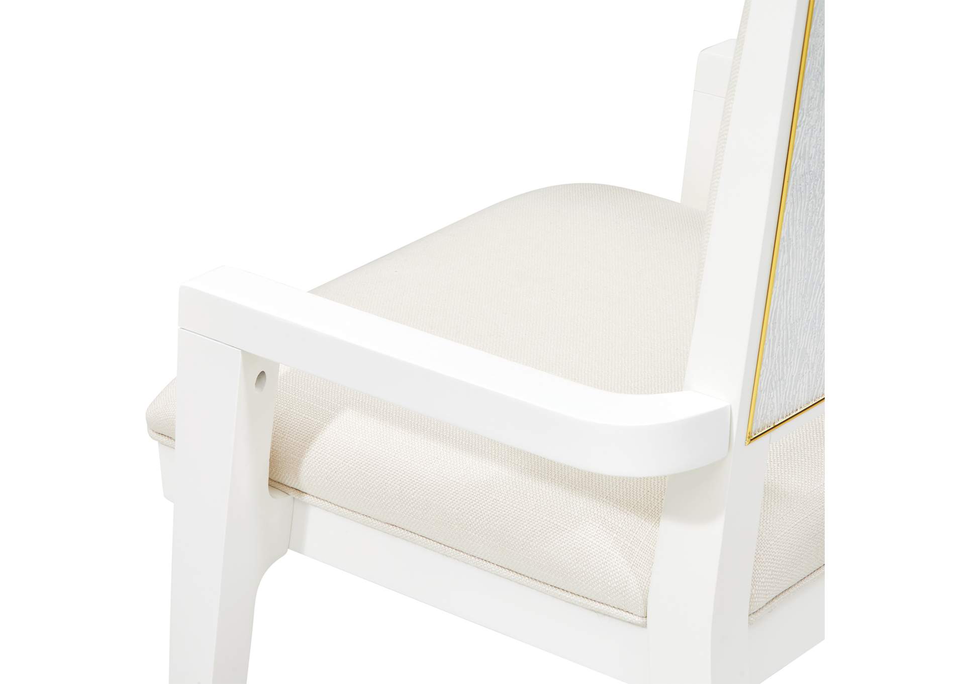 Palm Gate Arm Chair - Cloud White image 11