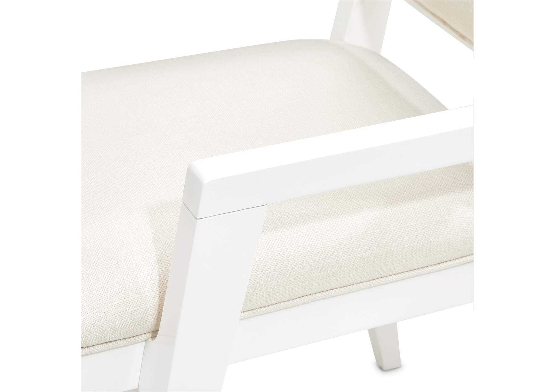 Palm Gate Arm Chair - Cloud White image 10