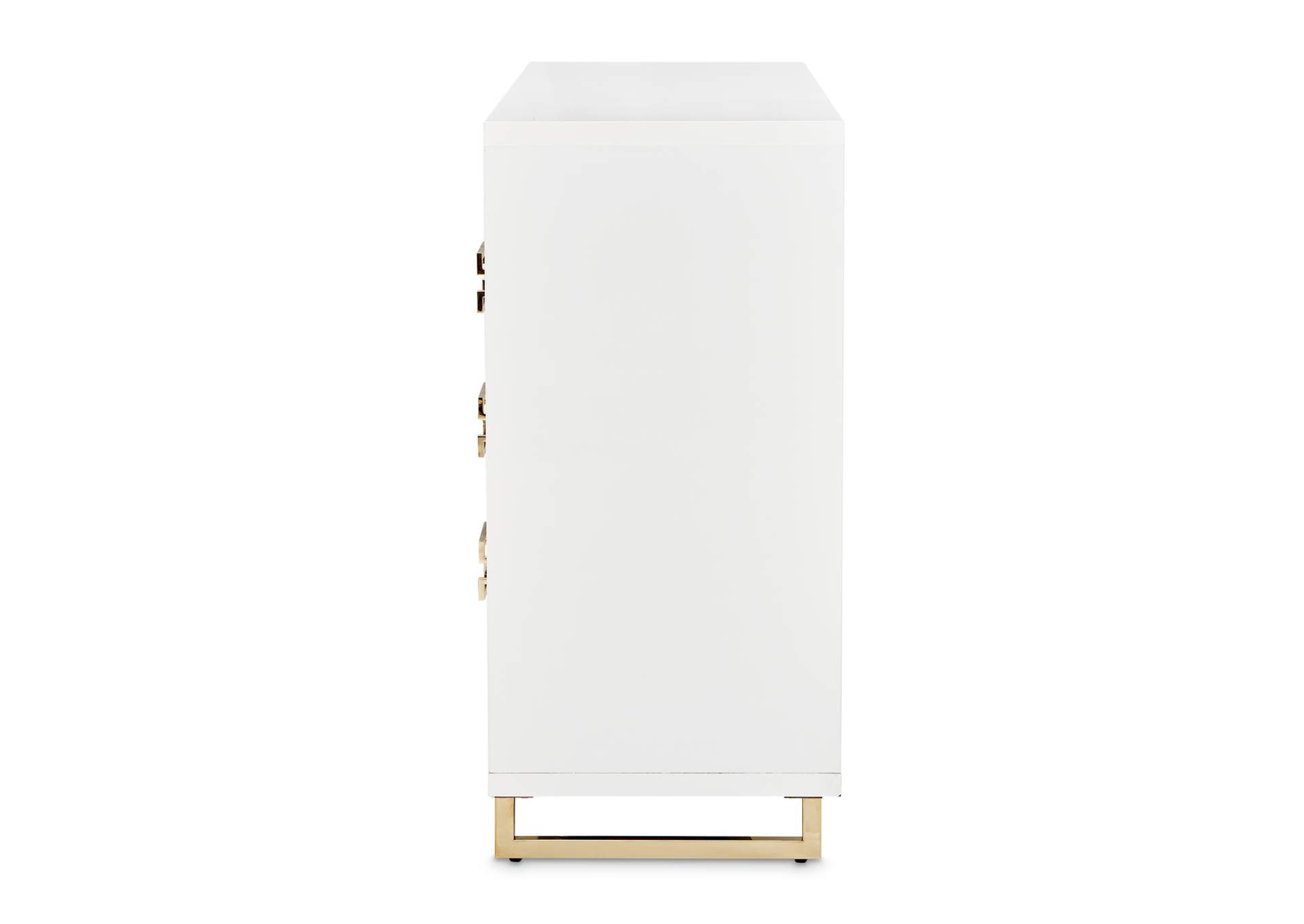 Palm Gate Dresser - Cloud White image 4
