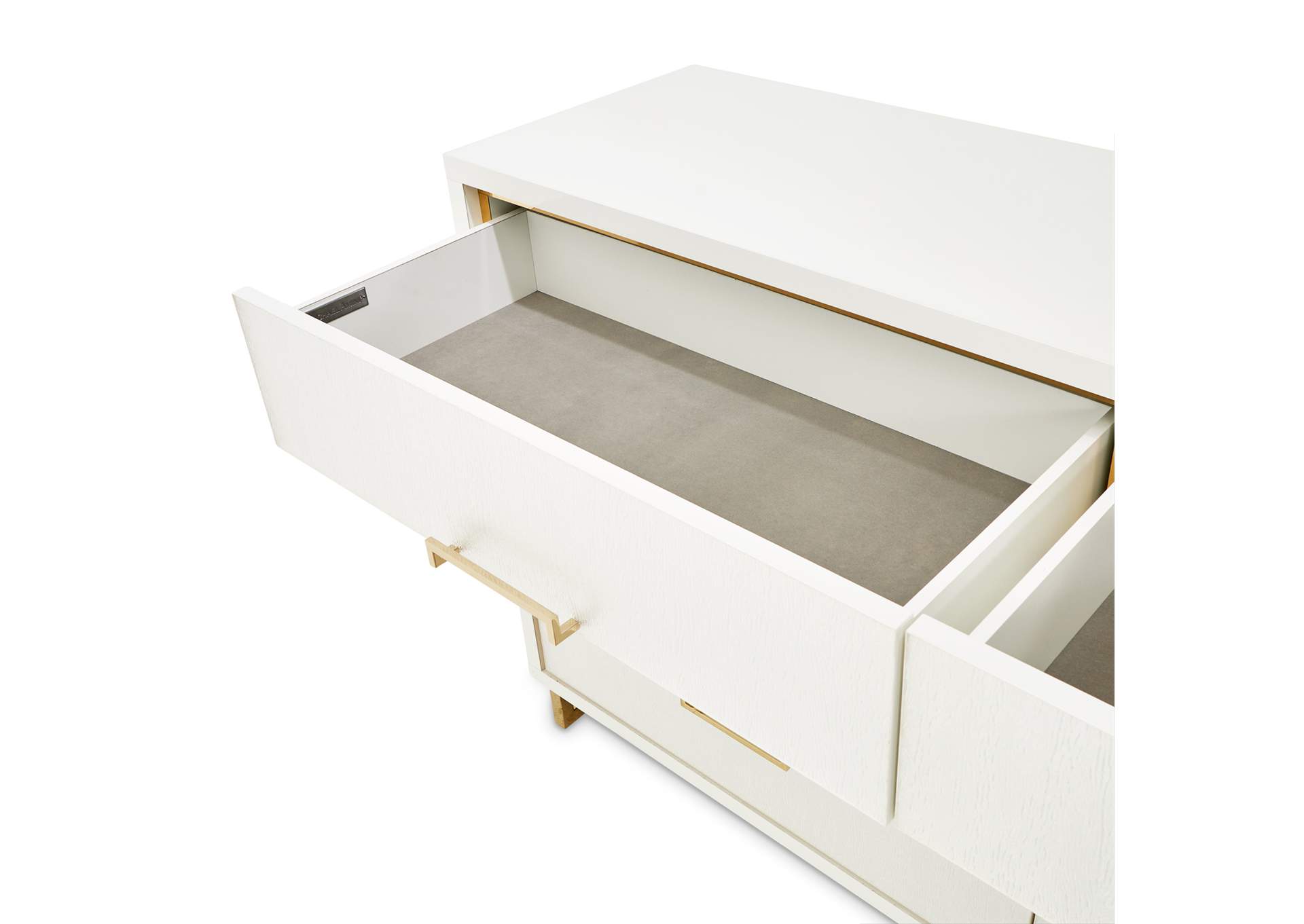 Palm Gate Dresser - Cloud White image 5