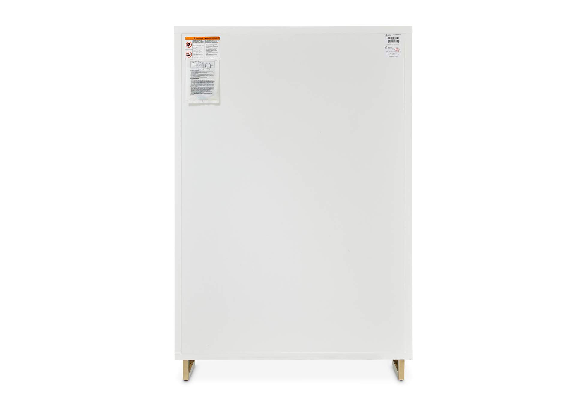 Palm Gate 6-Drawer Chest - Cloud White image 10