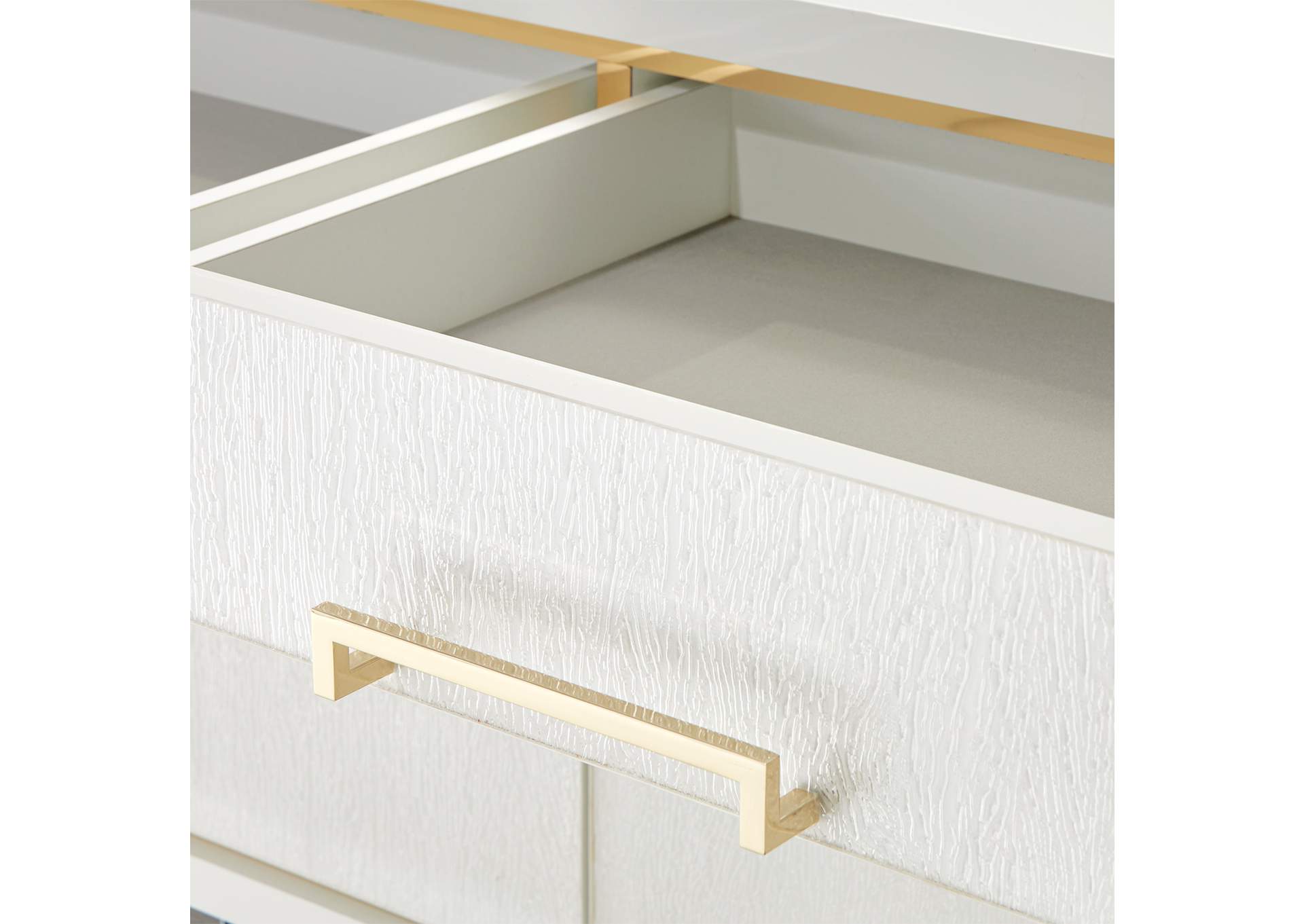 Palm Gate Media Cabinet - Cloud White image 13