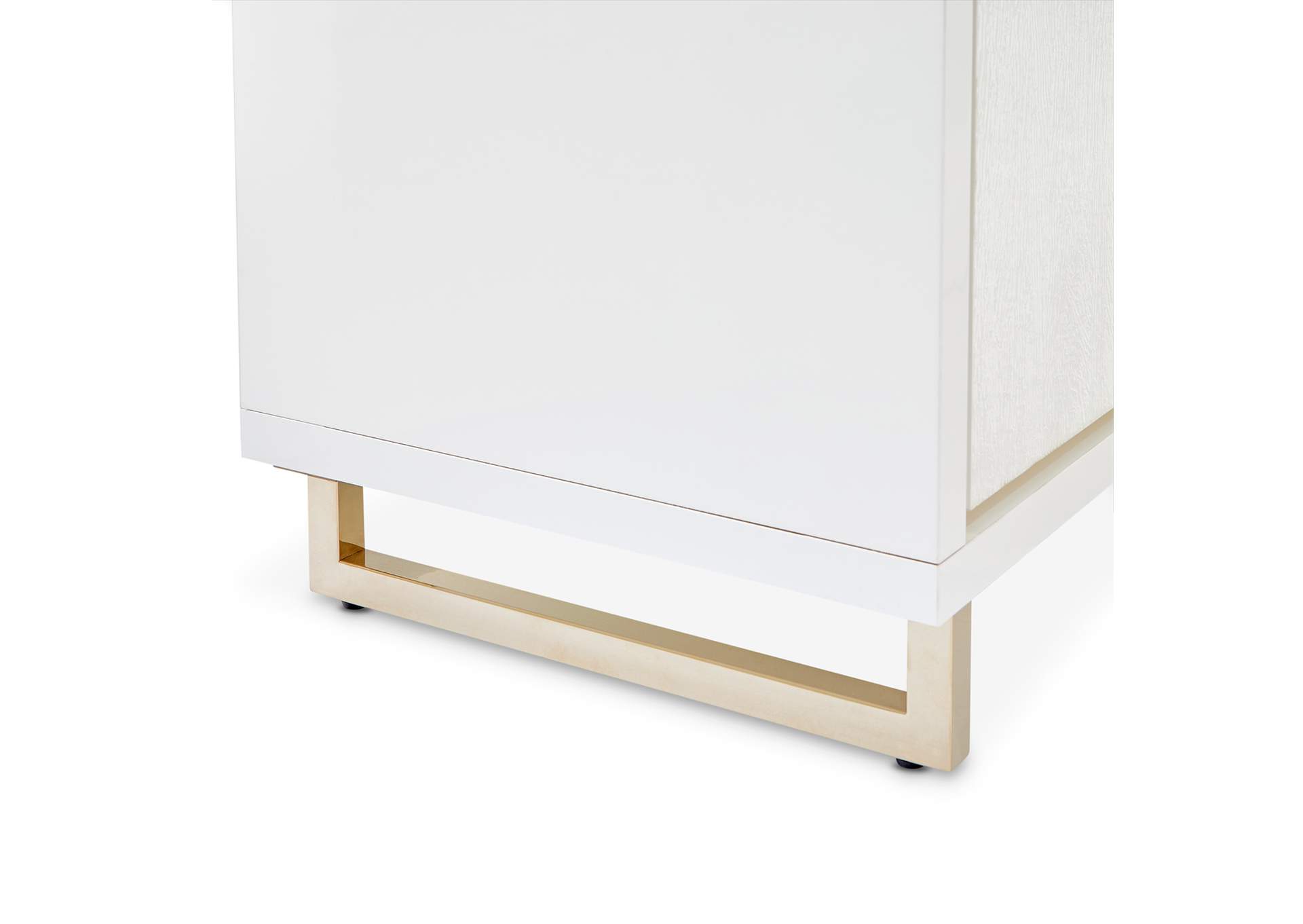 Palm Gate Media Cabinet - Cloud White image 15