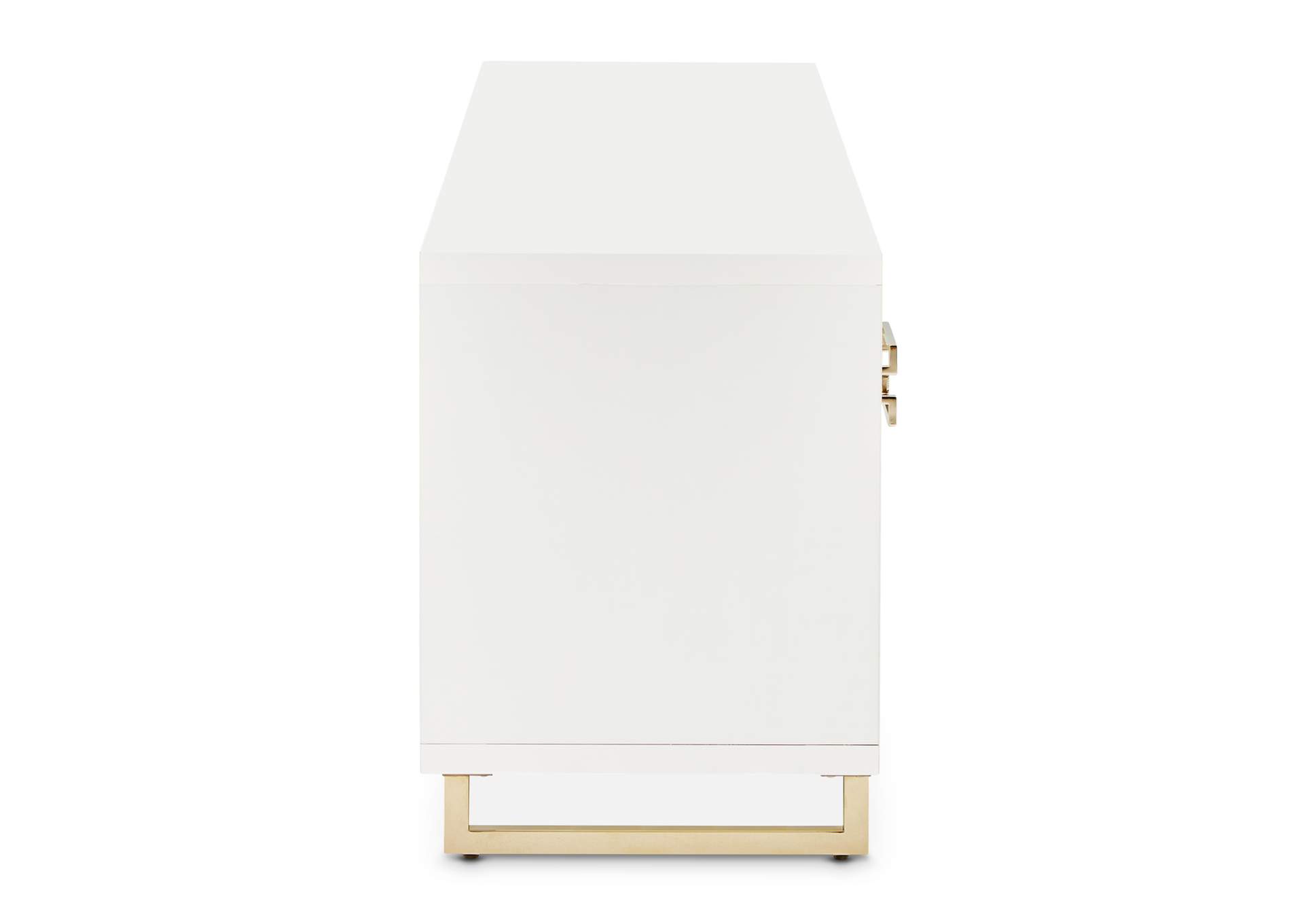 Palm Gate Media Cabinet - Cloud White image 5