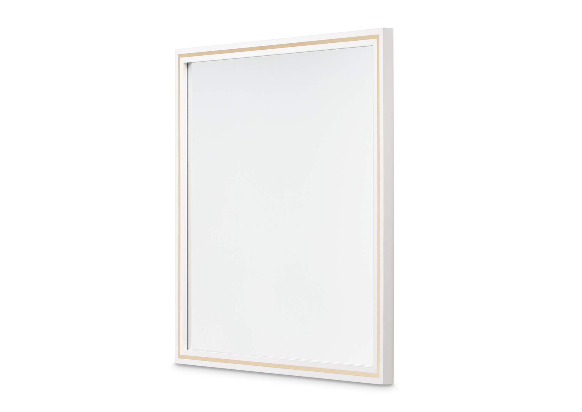 Palm Gate Wall Mirror - Cloud White image 4