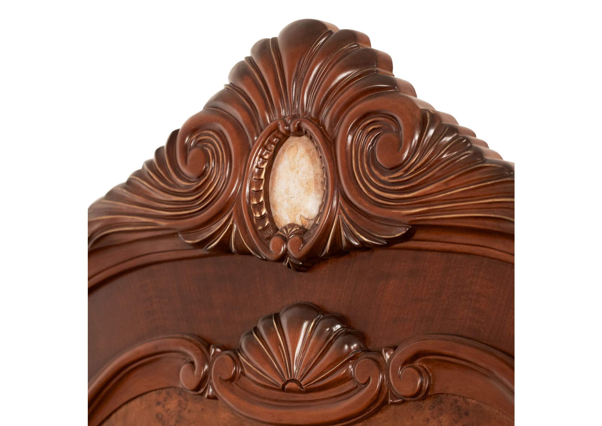 Cortina California King Sleigh Bed - Honey Walnut image 7