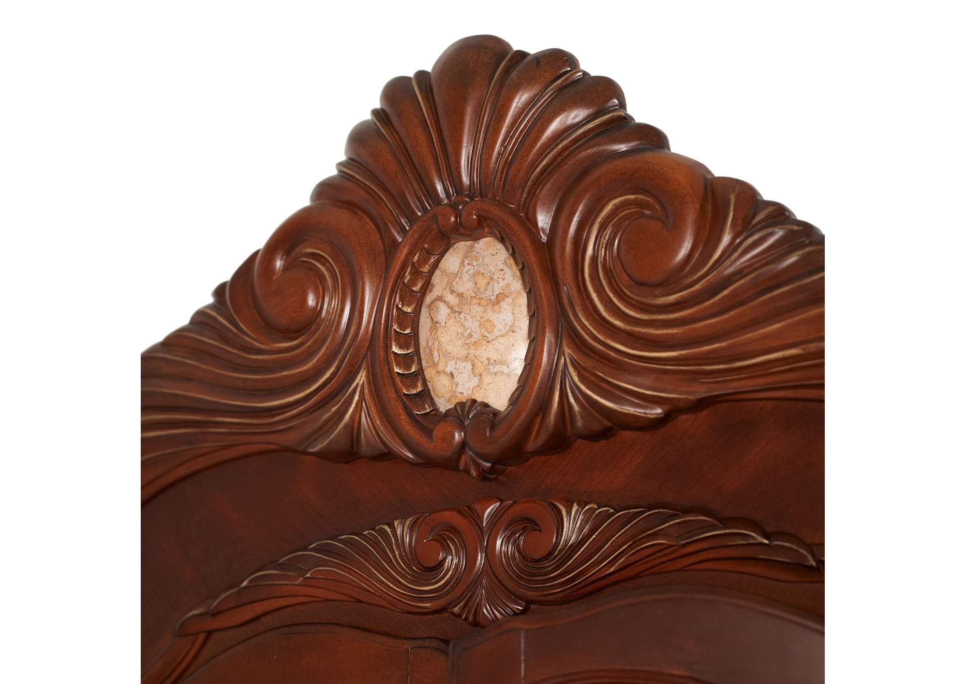 Cortina Dresser and Mirror - Honey Walnut image 3