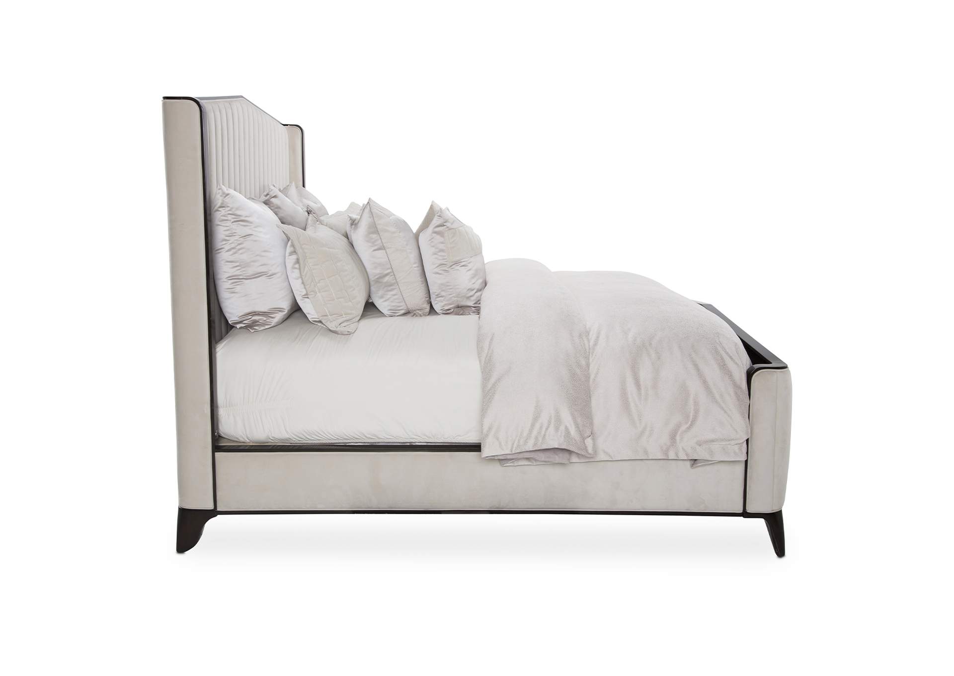 Paris Chic Queen Channel Tufted Panel Bed - Espresso image 31