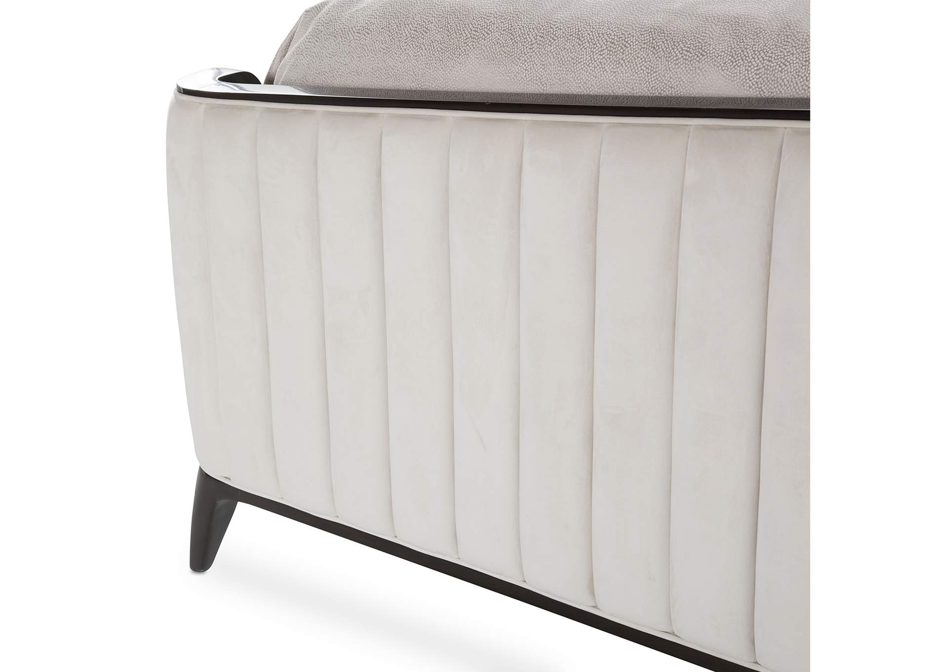 Paris Chic Queen Channel Tufted Panel Bed - Espresso image 23