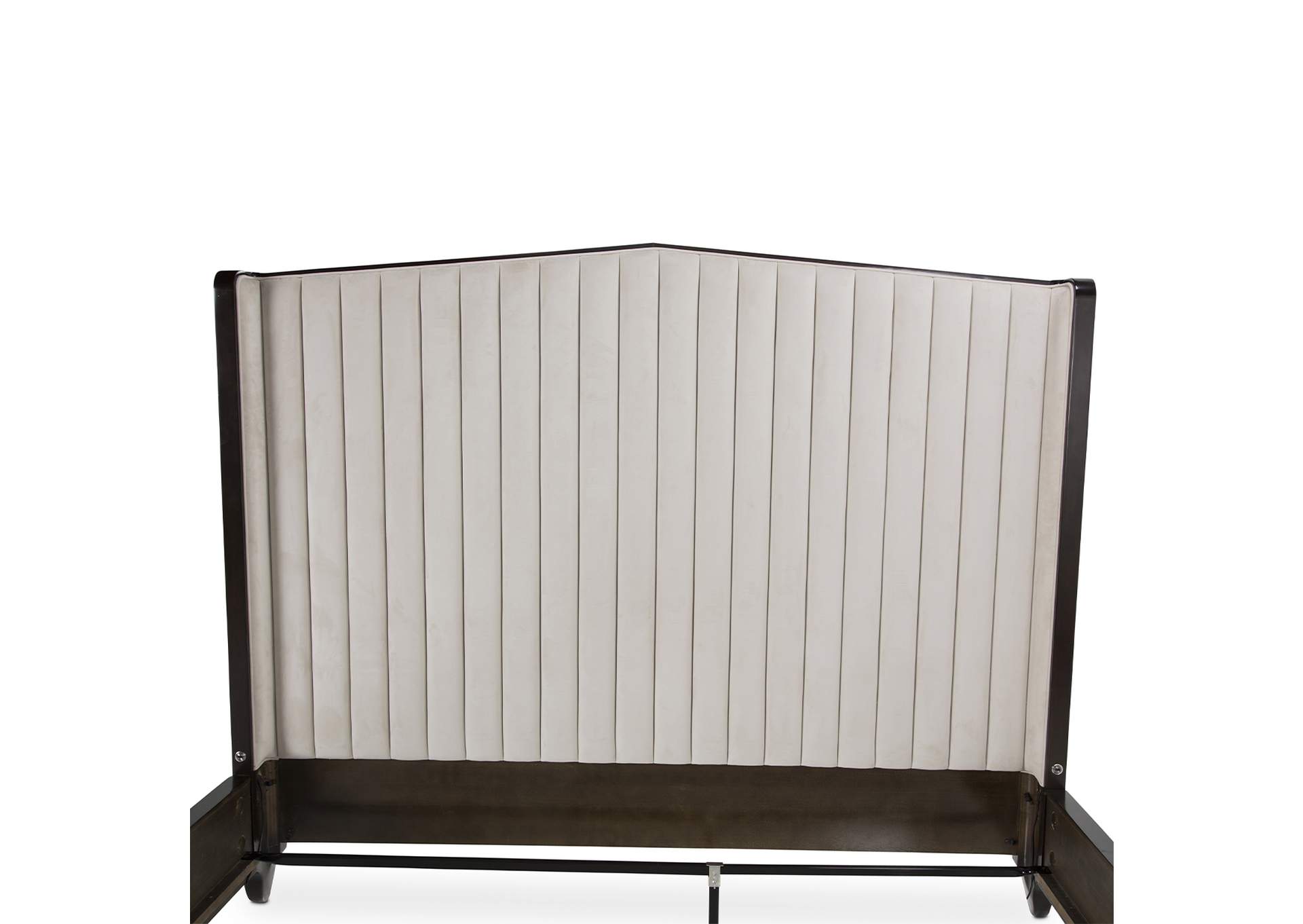 Paris Chic Queen Channel Tufted Panel Bed - Espresso image 5