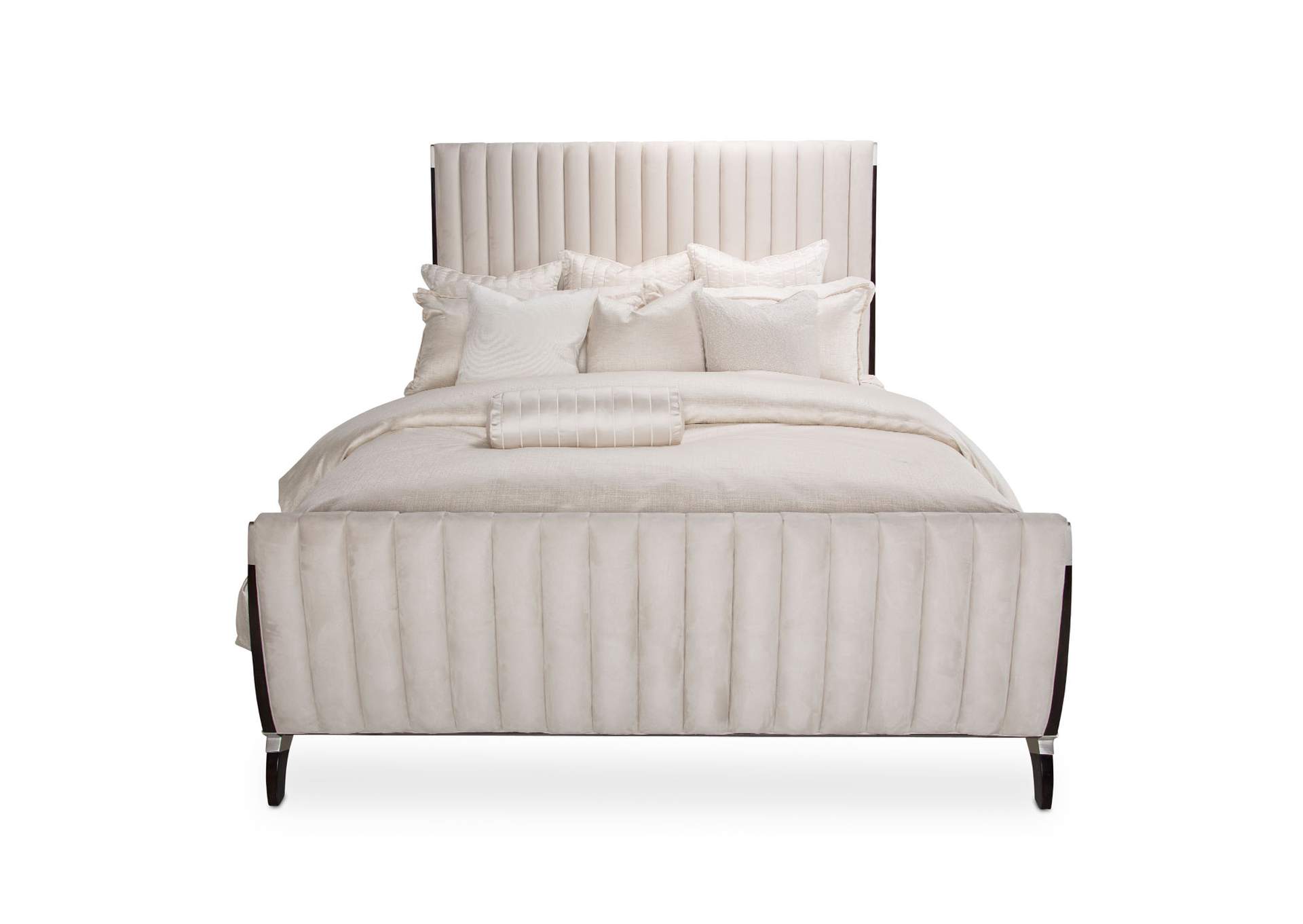 Paris Chic Cal. King Sleigh Bed - Espresso image 19