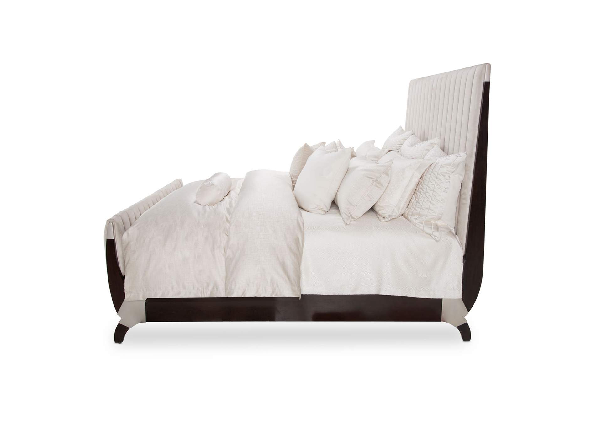 Paris Chic Cal. King Sleigh Bed - Espresso image 16