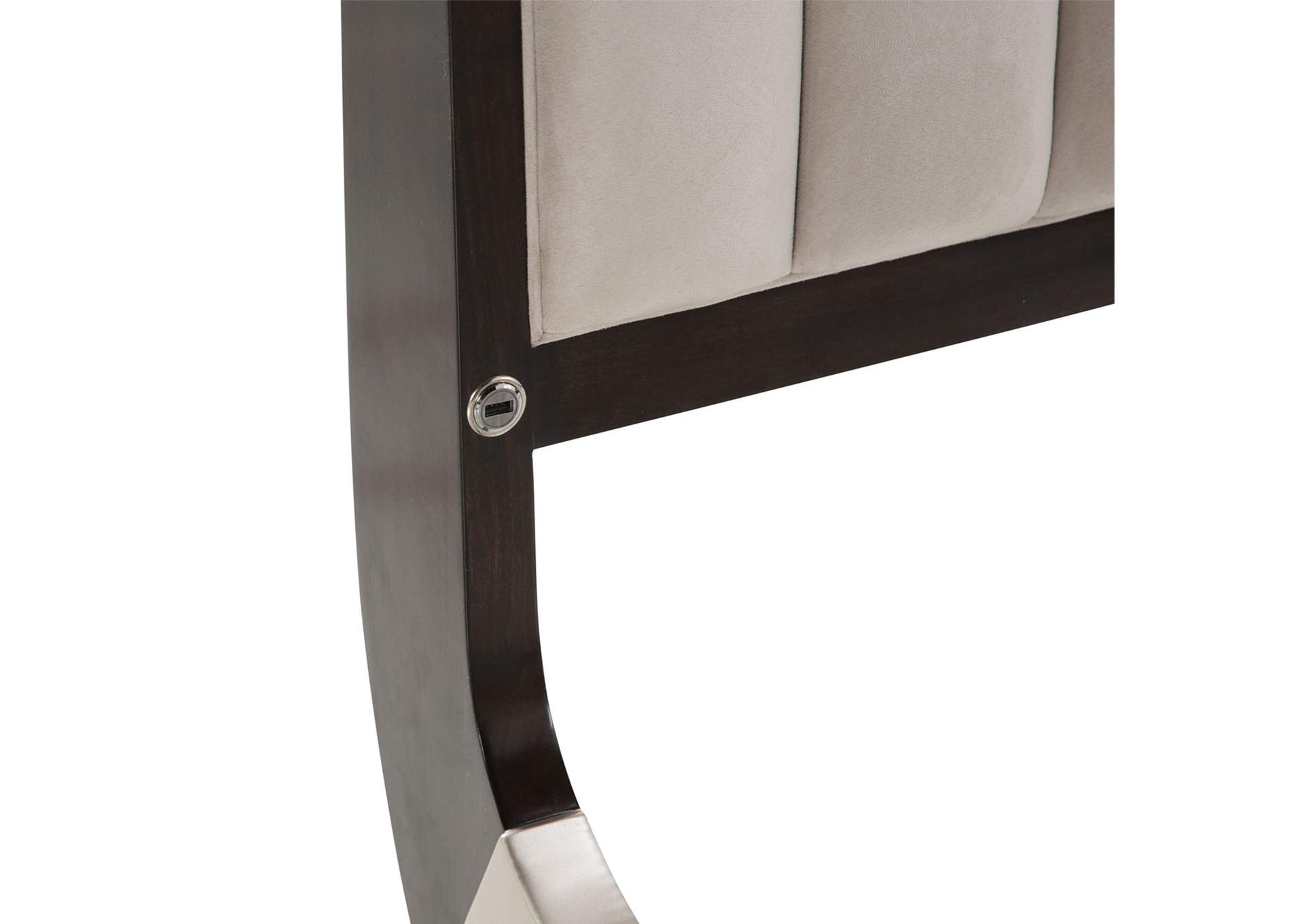 Paris Chic Cal. King Sleigh Bed - Espresso image 11