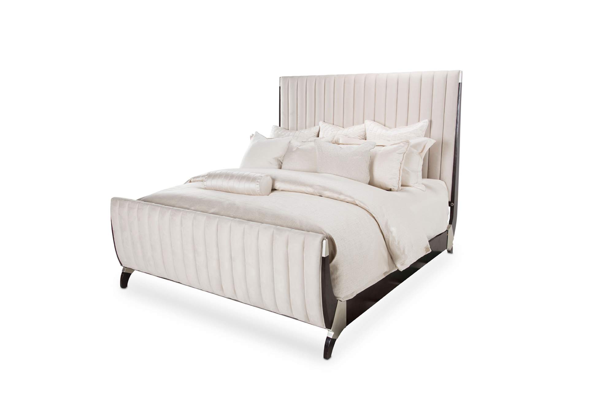 Paris Chic Cal. King Sleigh Bed - Espresso image 6