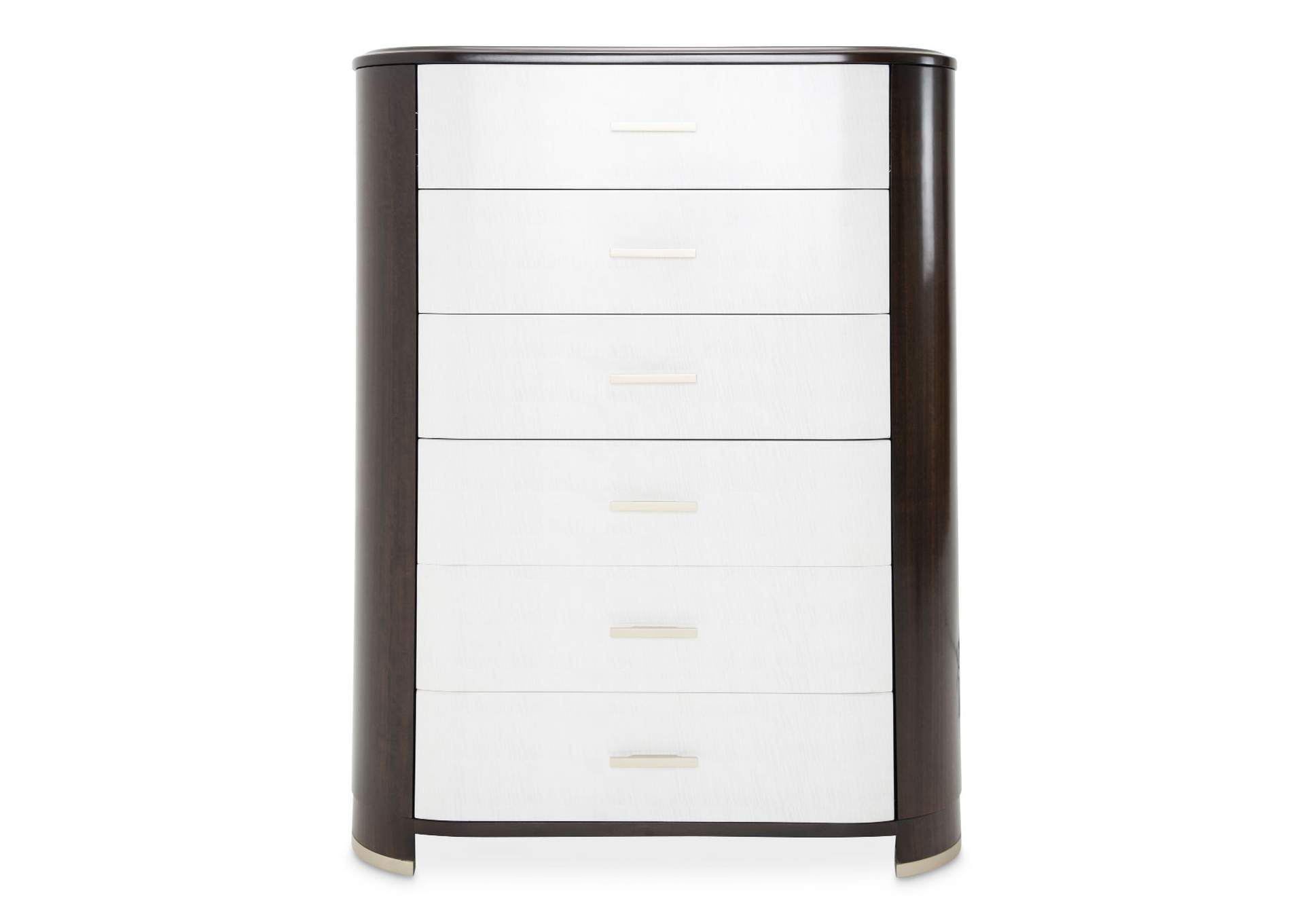 Paris Chic 6-Drawer Chest - Espresso image 3