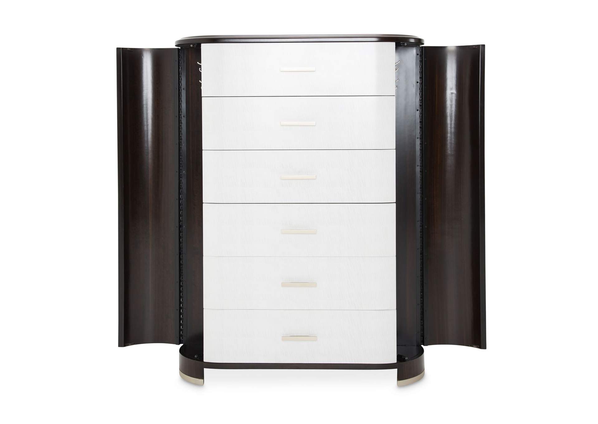 Paris Chic 6-Drawer Chest - Espresso image 7