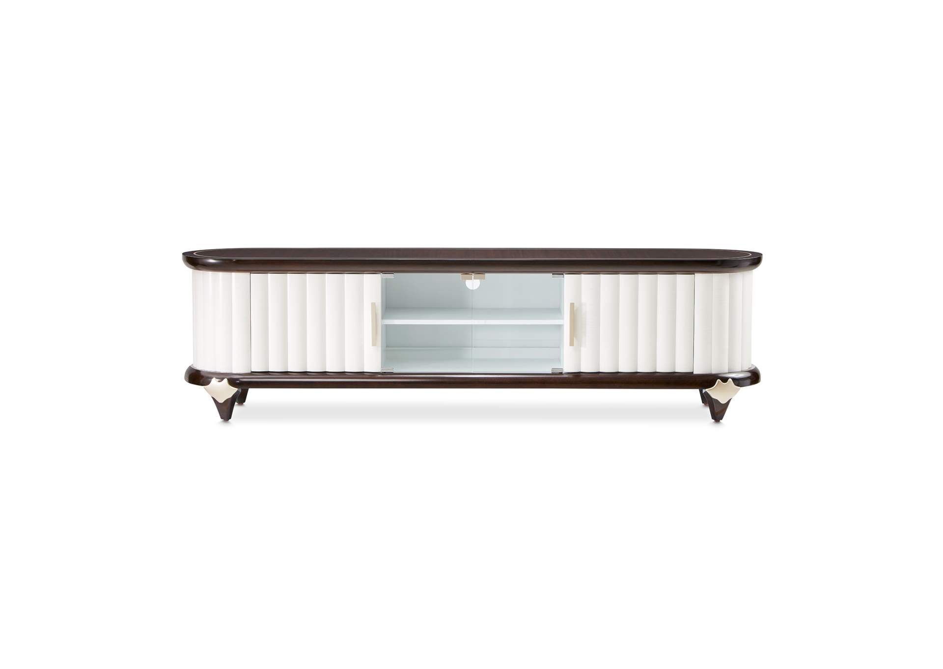 Paris Chic Media Cabinet - Espresso image 1