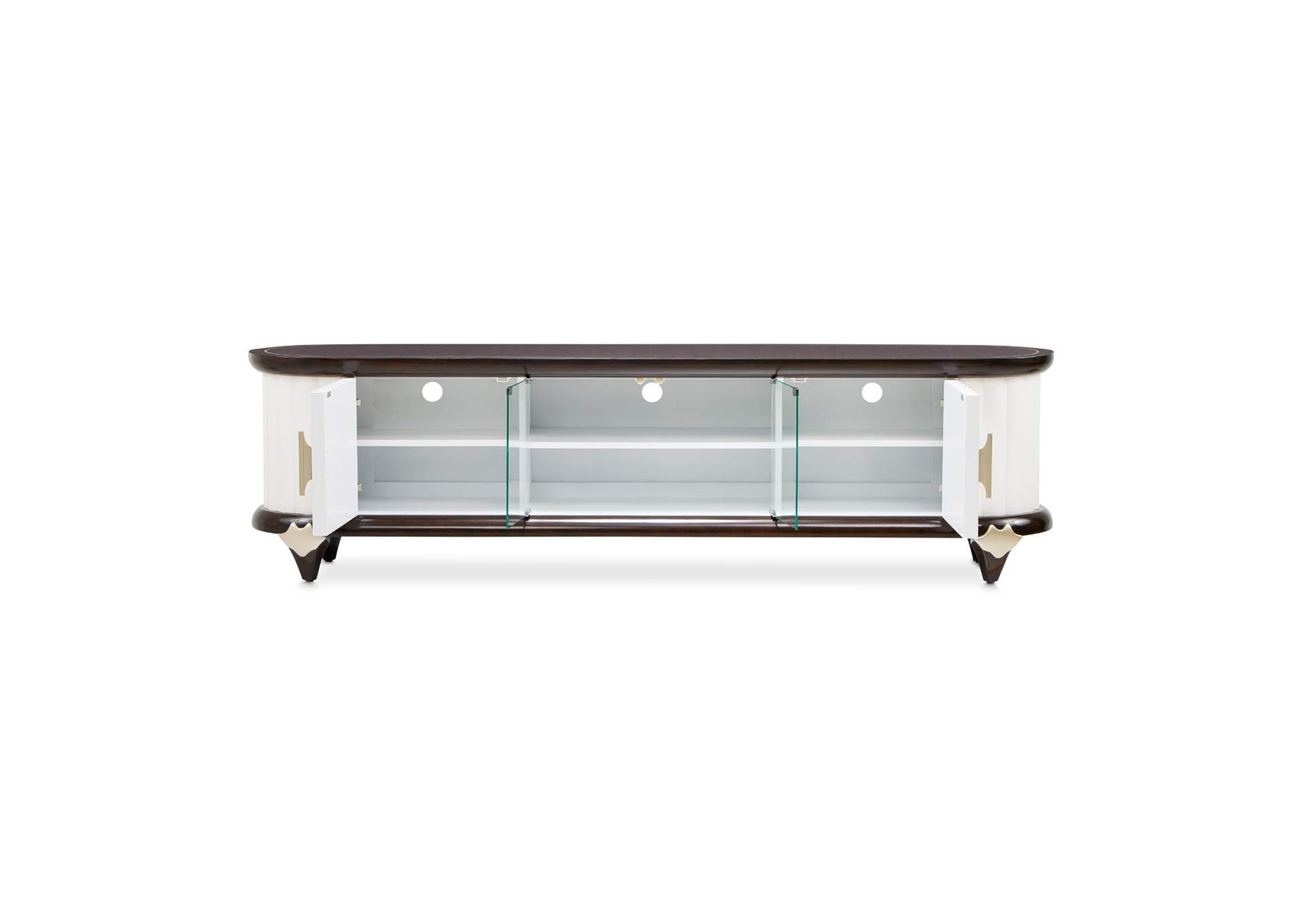 Paris Chic Media Cabinet - Espresso image 3