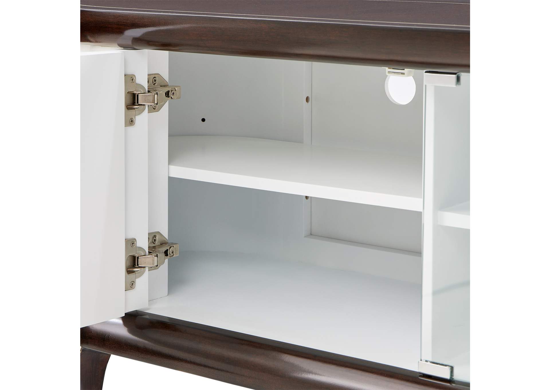 Paris Chic Media Cabinet - Espresso image 7