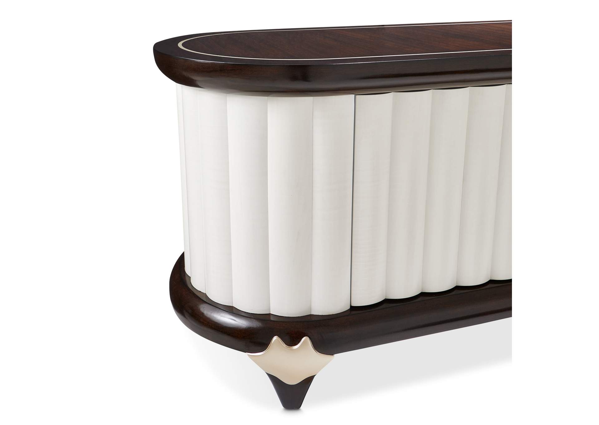 Paris Chic Media Cabinet - Espresso image 9