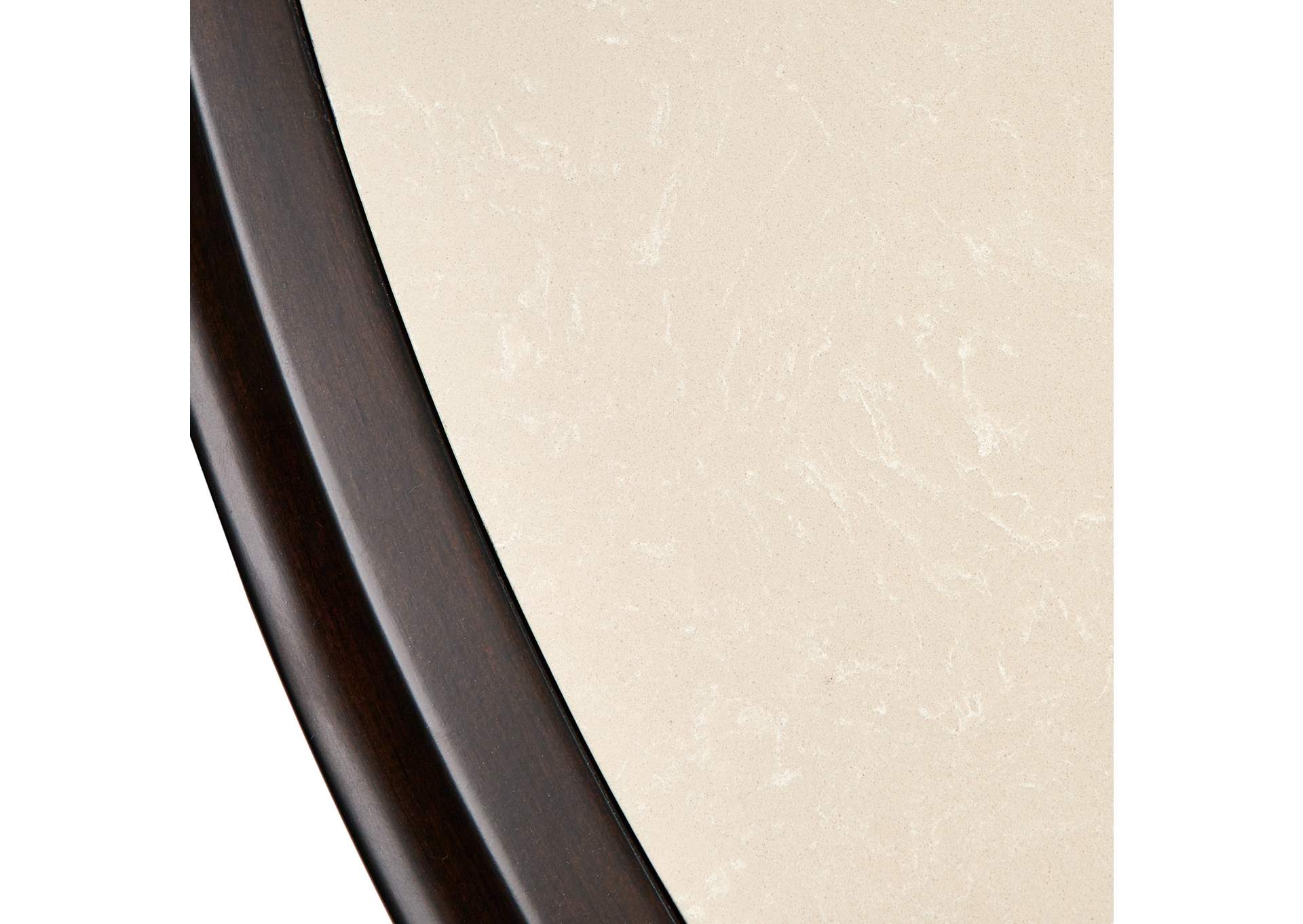 Paris Chic Oval Cocktail Table - Espresso image 8