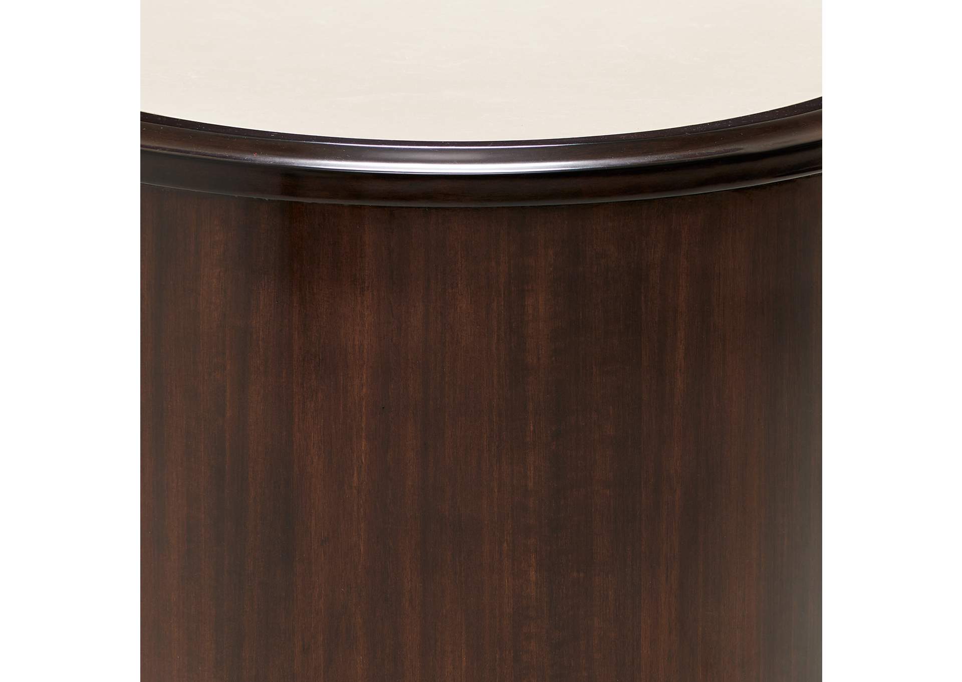 Paris Chic Oval Cocktail Table - Espresso image 10
