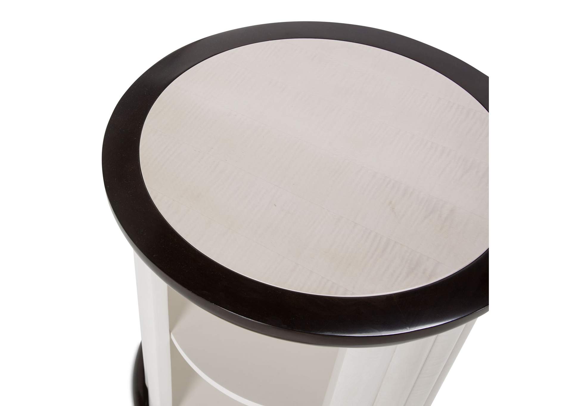 Paris Chic Round End Table - Espresso image 4