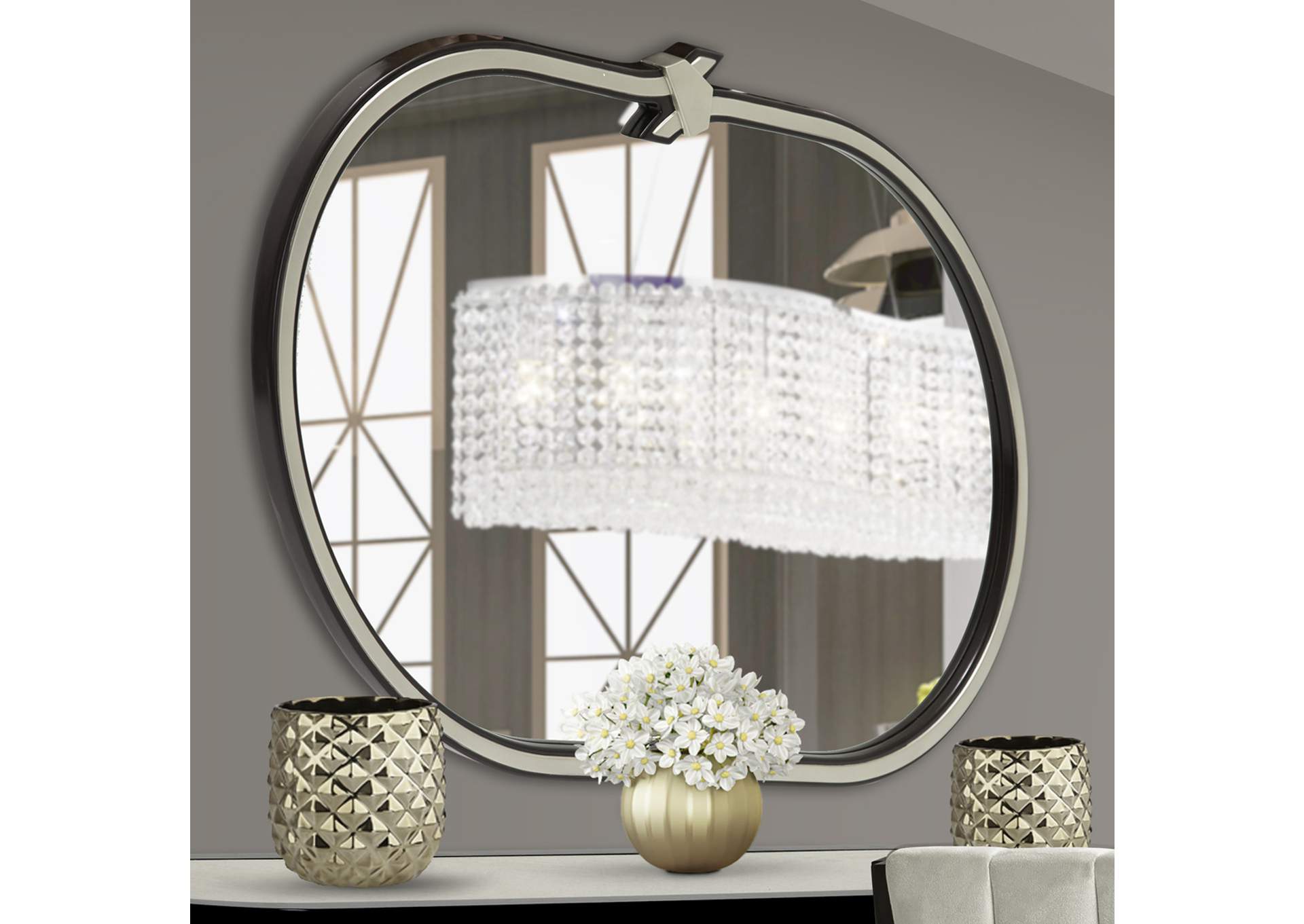 Paris Chic Wall Mirror - Espresso image 5