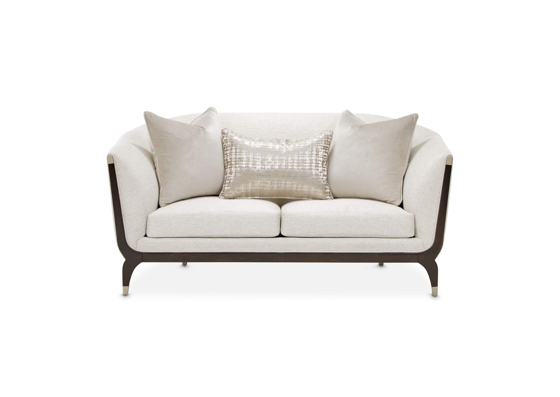Paris Chic Loveseat - Cremini and Espresso image 3