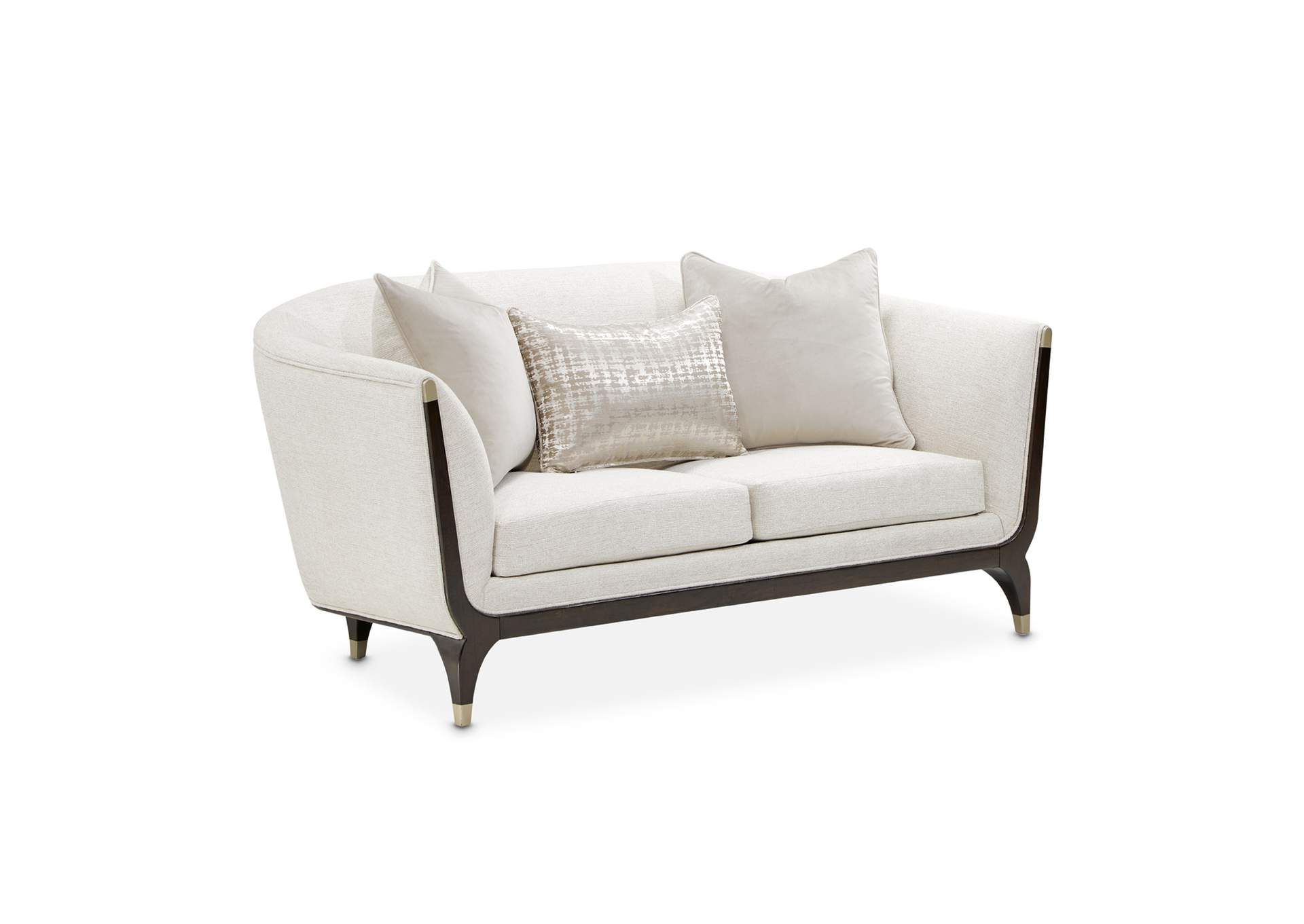 Paris Chic Loveseat - Cremini and Espresso image 4