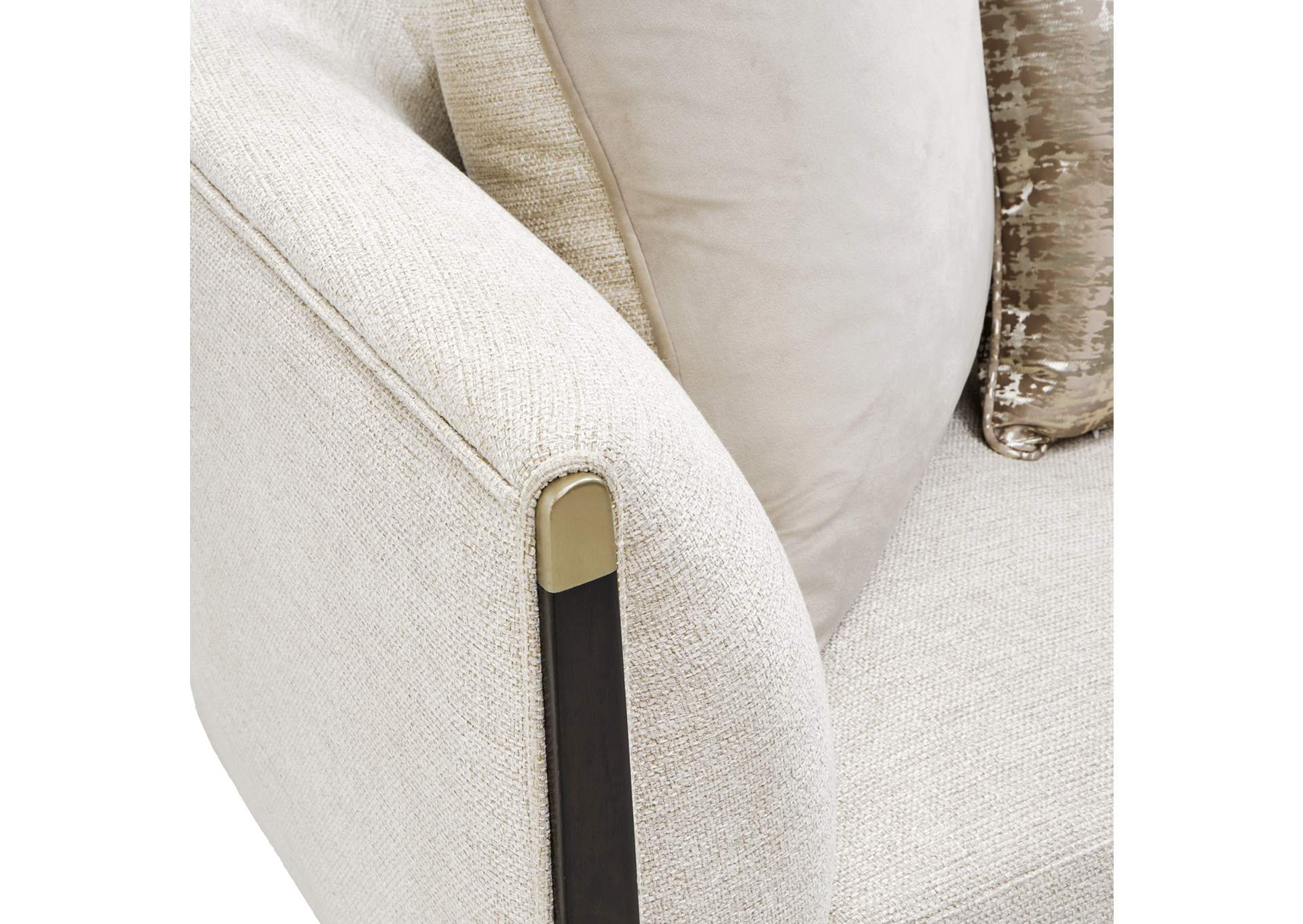 Paris Chic Loveseat - Cremini and Espresso image 12