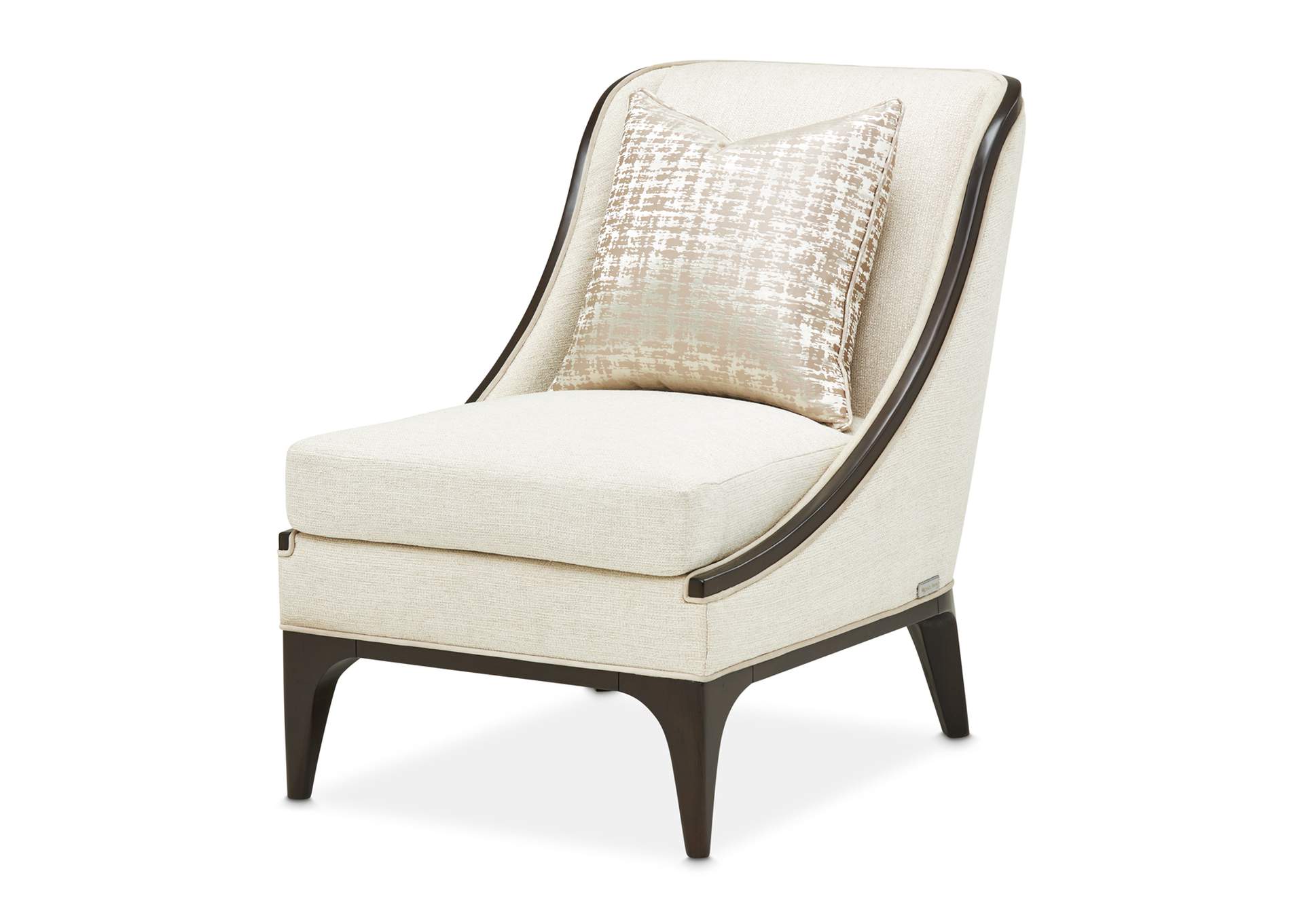 Paris Chic Accent Chair - Cremini and Espresso image 1