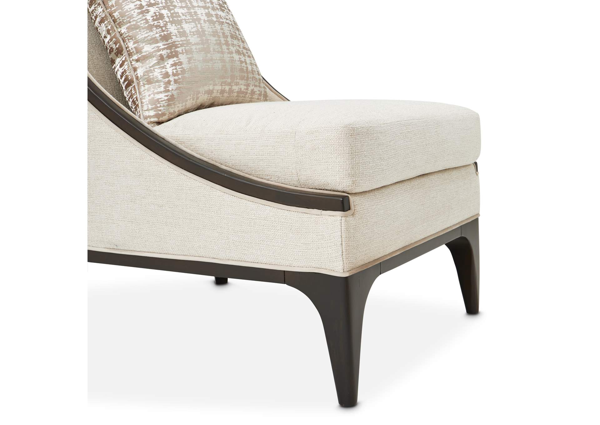 Paris Chic Accent Chair - Cremini and Espresso image 12