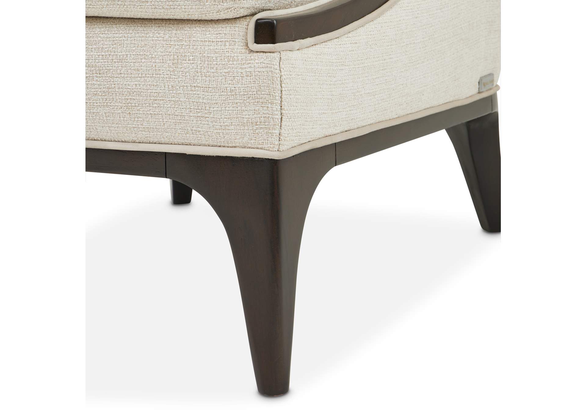 Paris Chic Accent Chair - Cremini and Espresso image 14