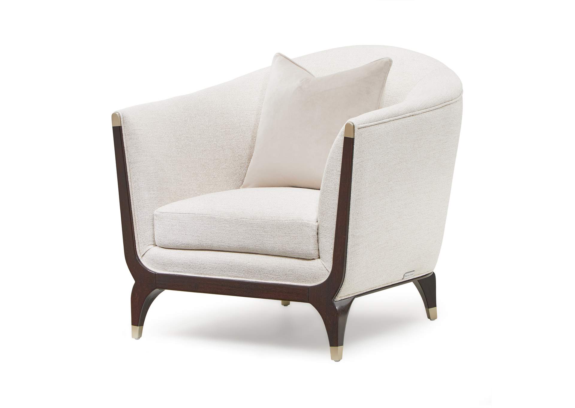 Paris Chic Matching Chair - Cremini and Espresso image 1