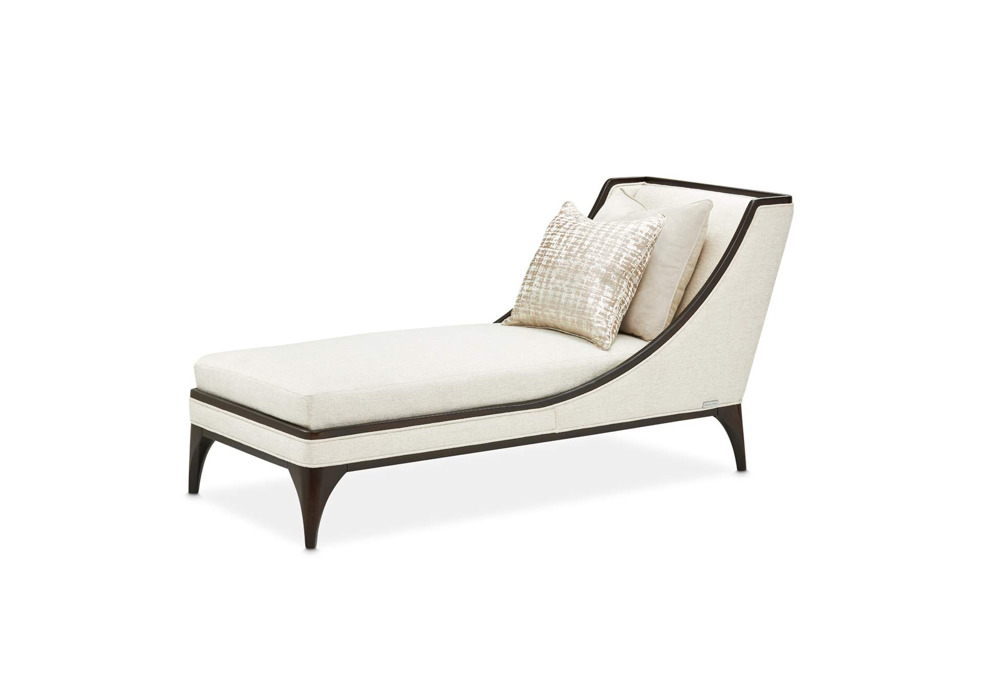 Paris Chic Armless Chaise - Cremini and Espresso image 1