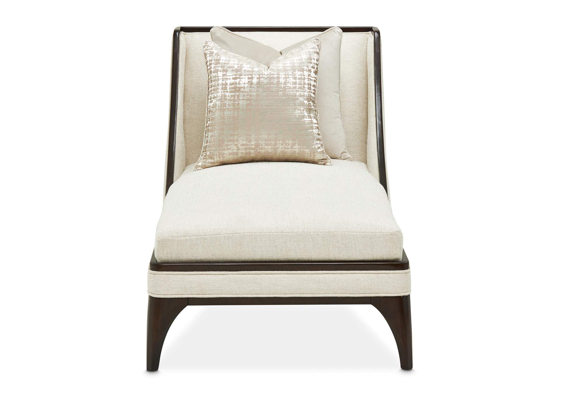 Paris Chic Armless Chaise - Cremini and Espresso image 3