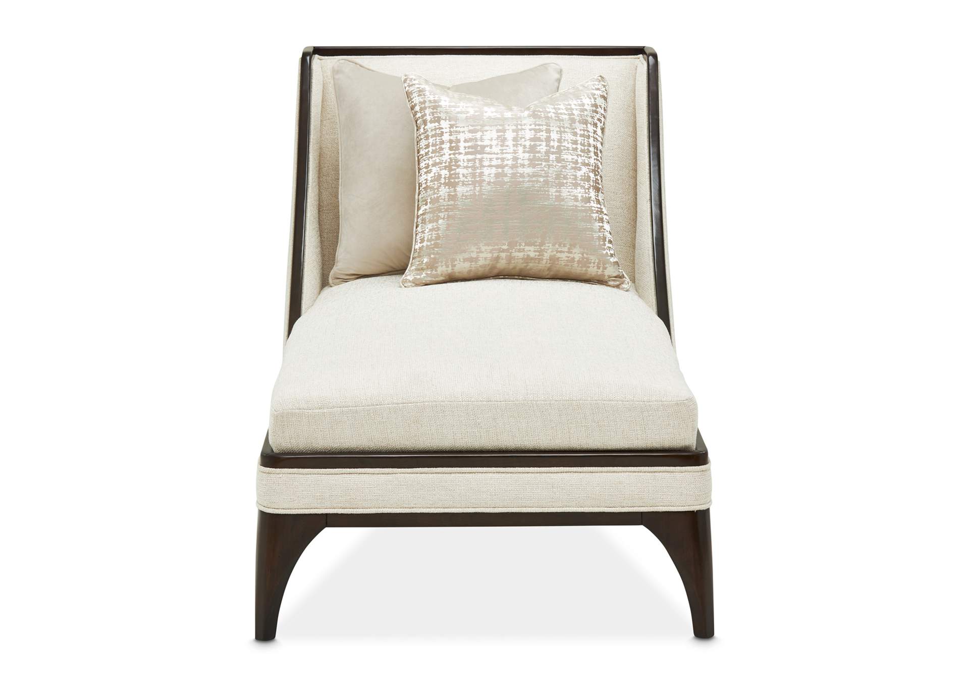 Paris Chic Armless Chaise - Cremini and Espresso image 5