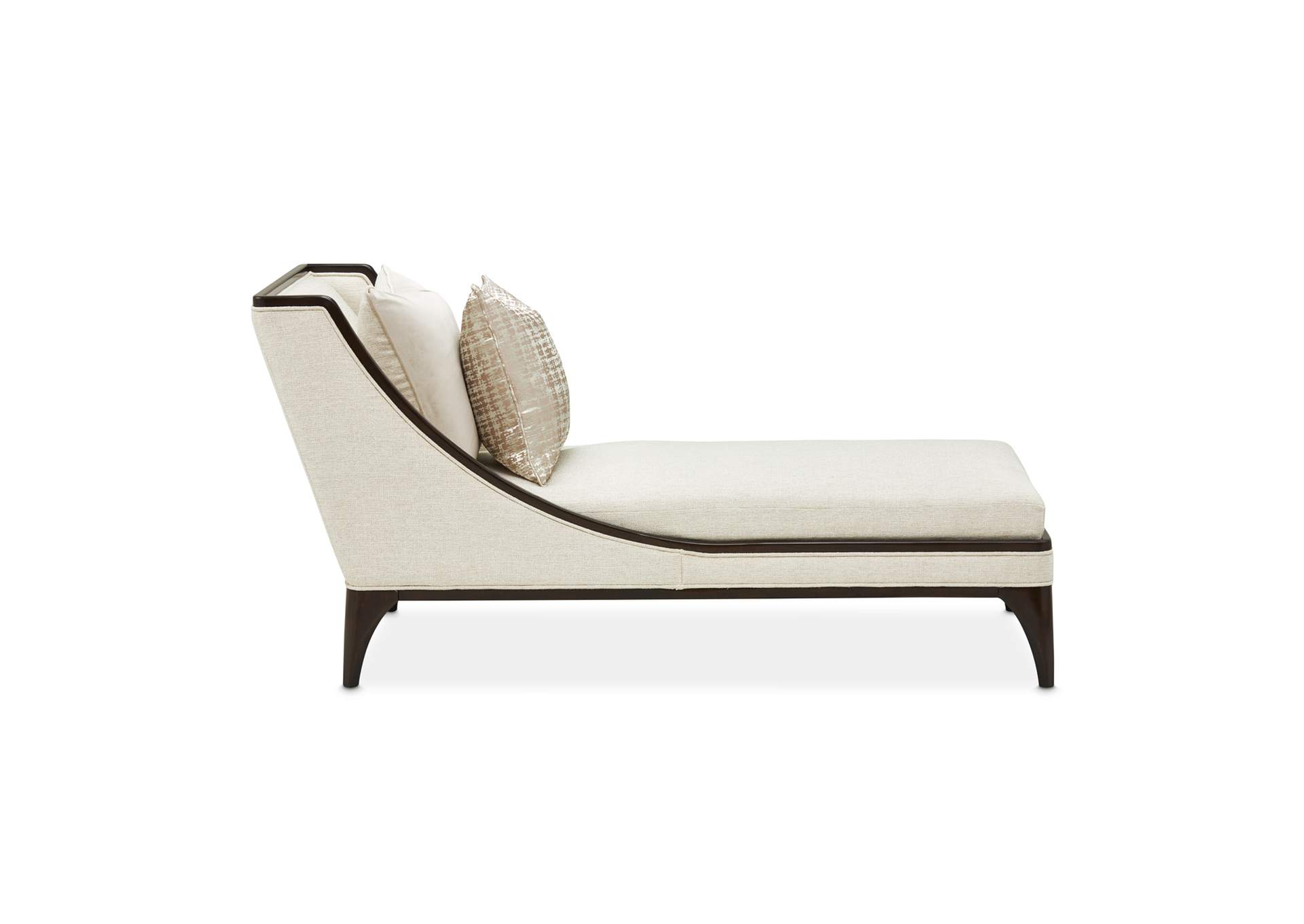 Paris Chic Armless Chaise - Cremini and Espresso image 7