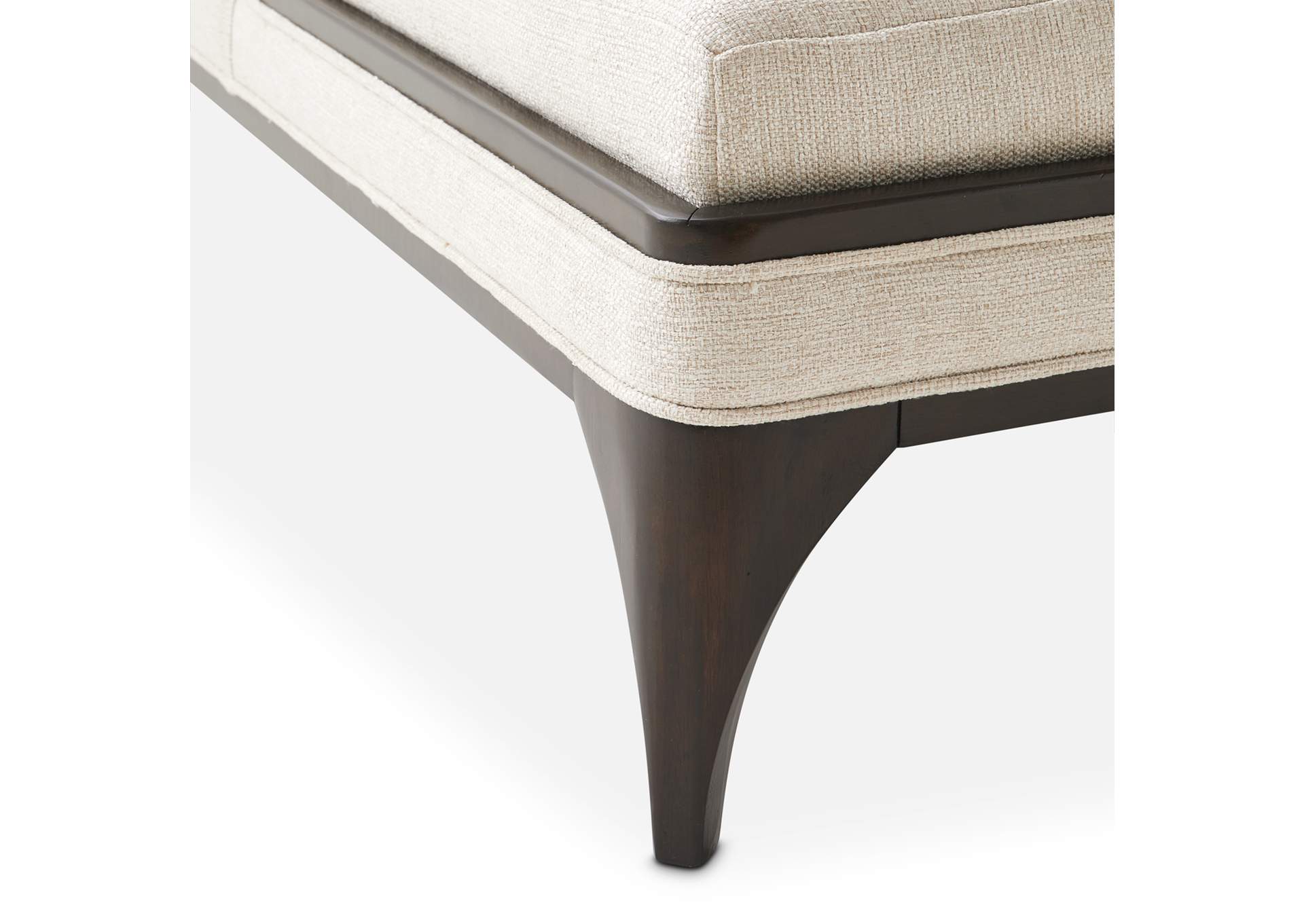Paris Chic Armless Chaise - Cremini and Espresso image 13