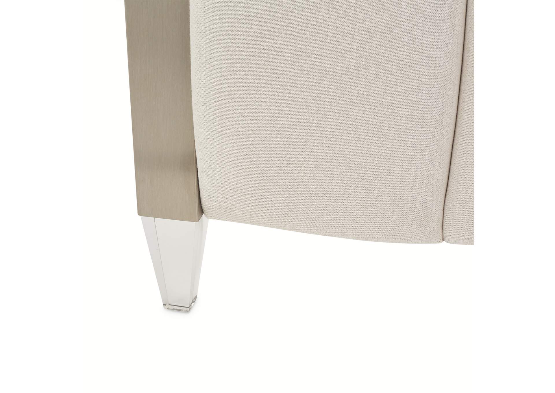 Penthouse Queen Short Panel Bed - Ash Gray image 14