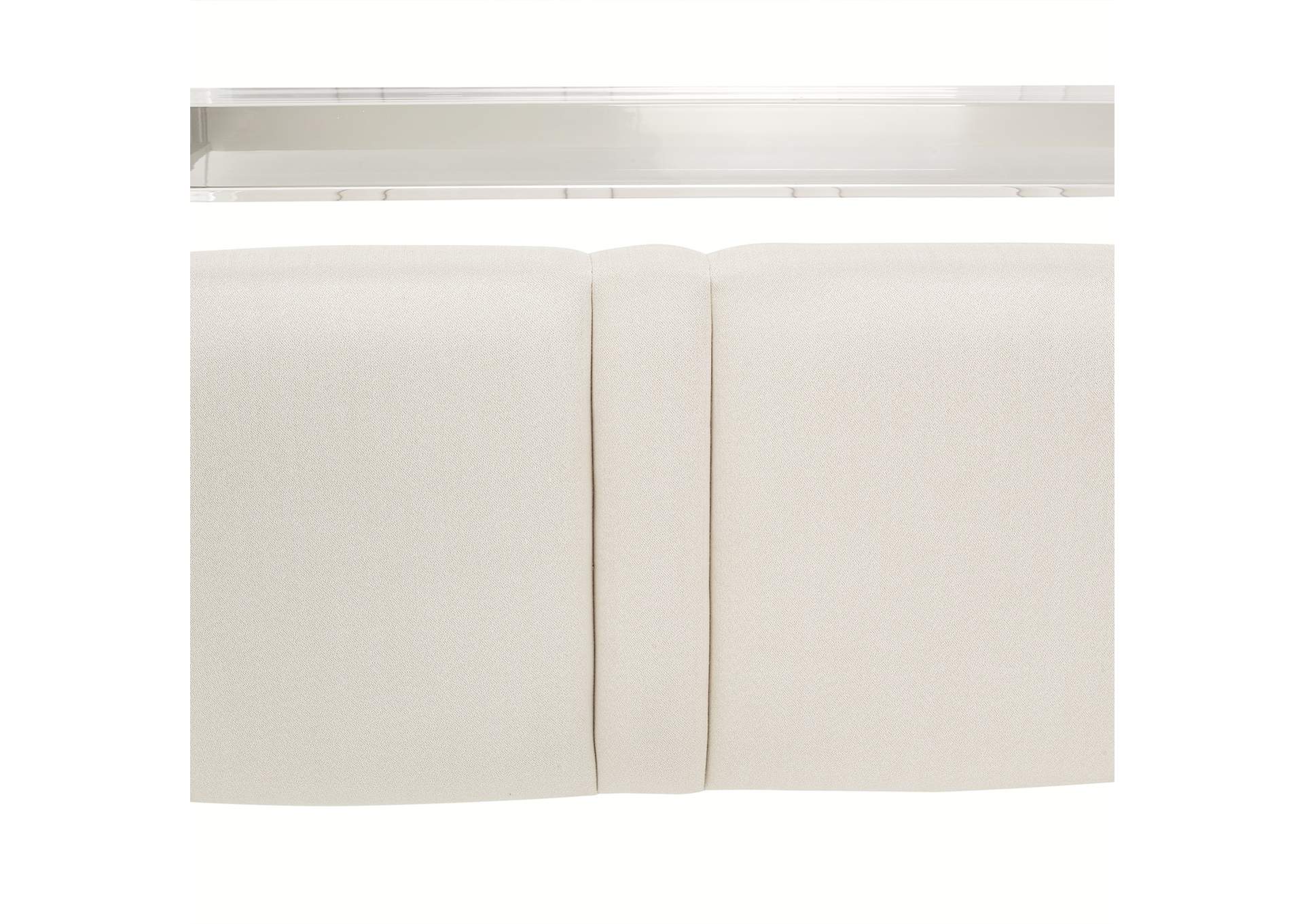 Penthouse Eastern King Short Panel Bed - Ash Gray image 9