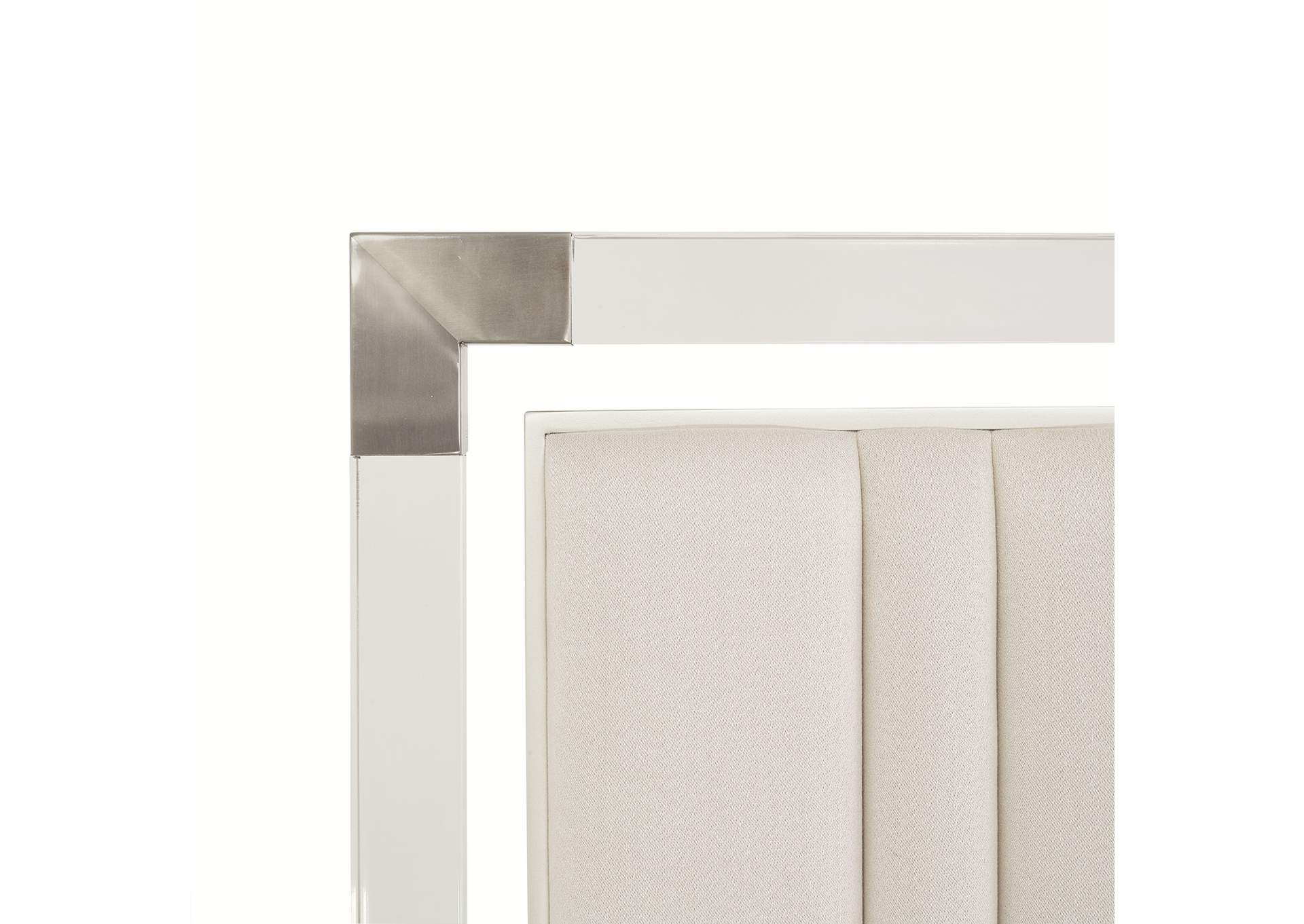 Penthouse Queen Short Panel Bed - Ash Gray image 9