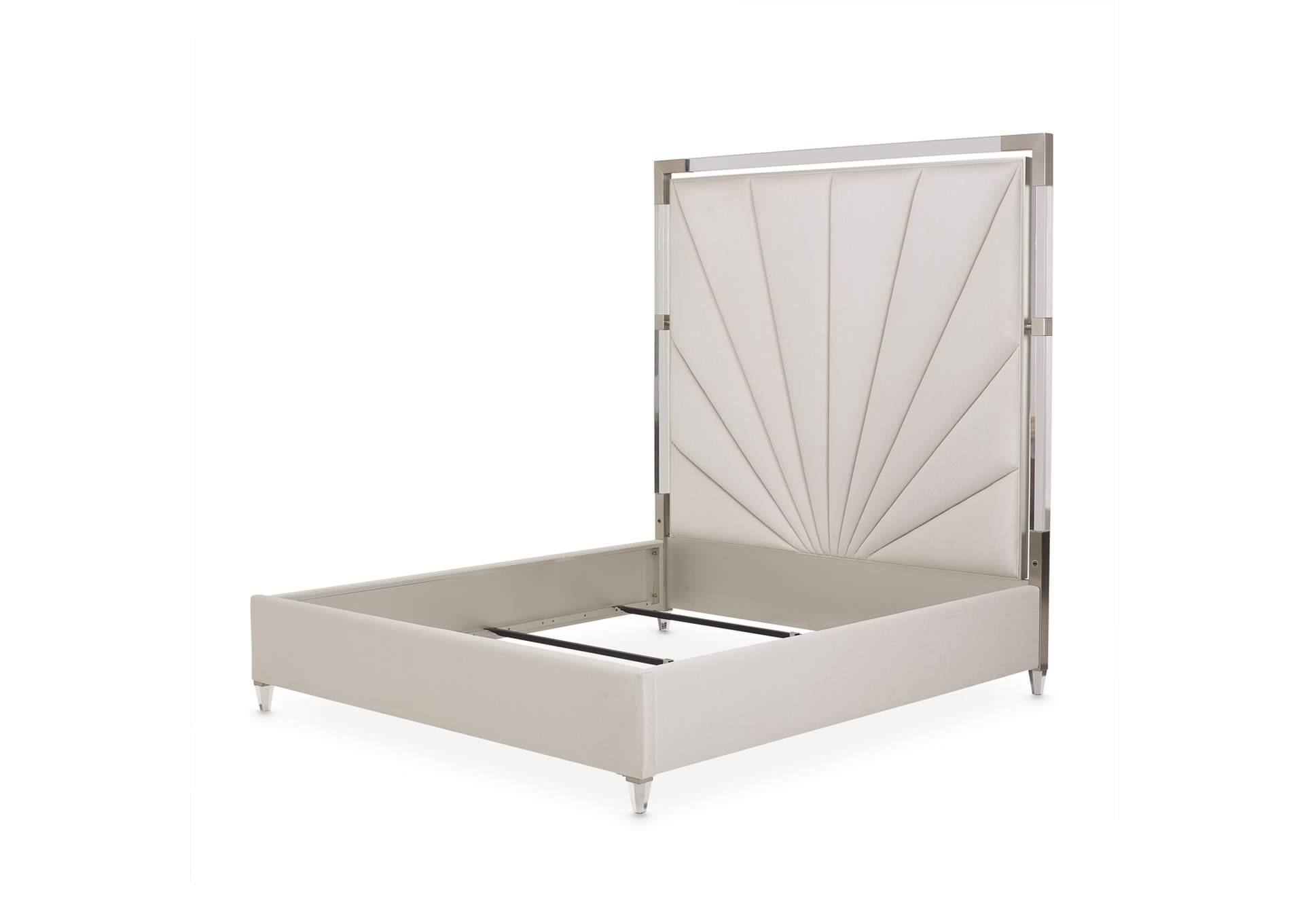 Penthouse Queen Tall Panel Bed - Ash Gray image 15