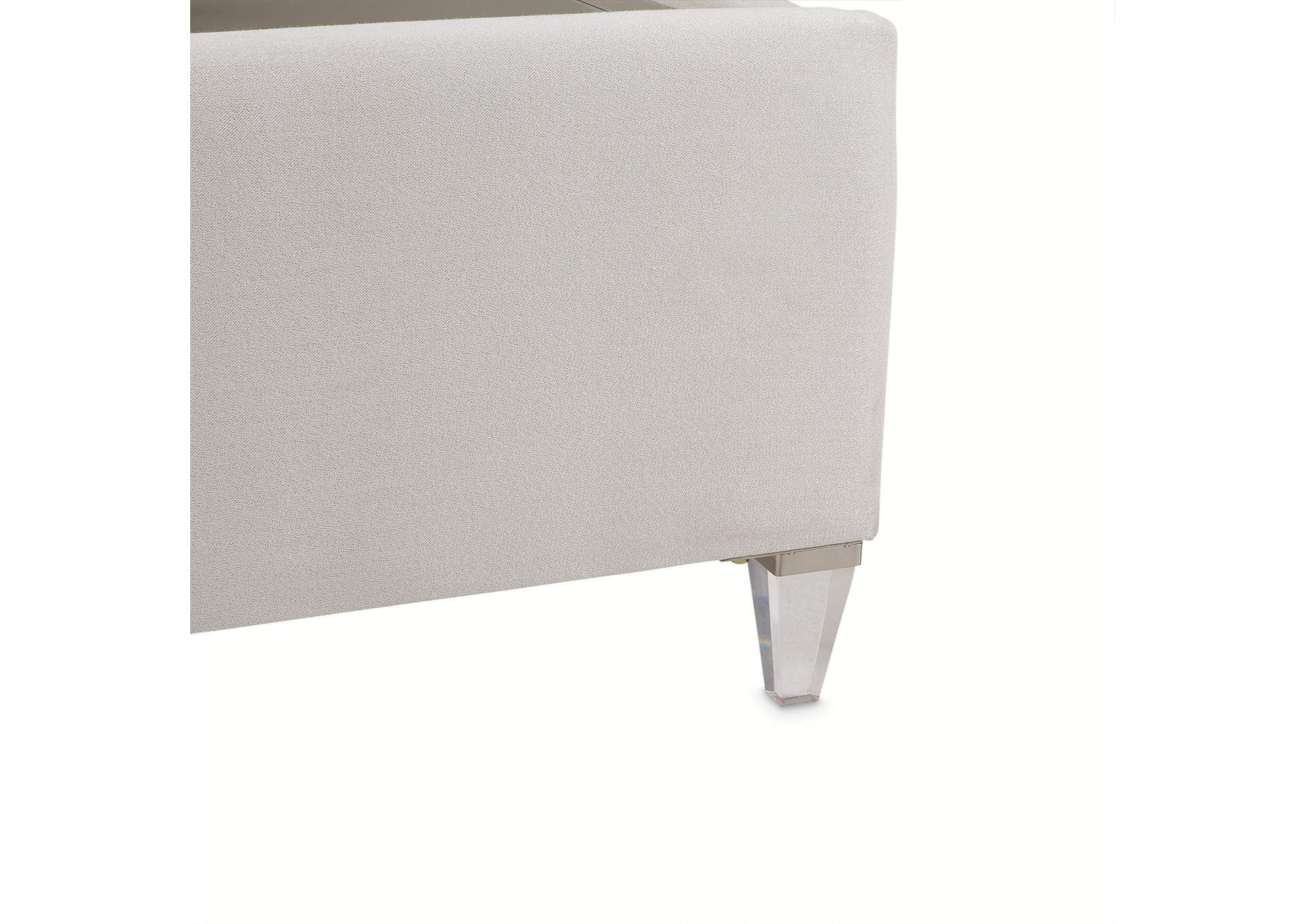 Penthouse Queen Tall Panel Bed - Ash Gray image 7