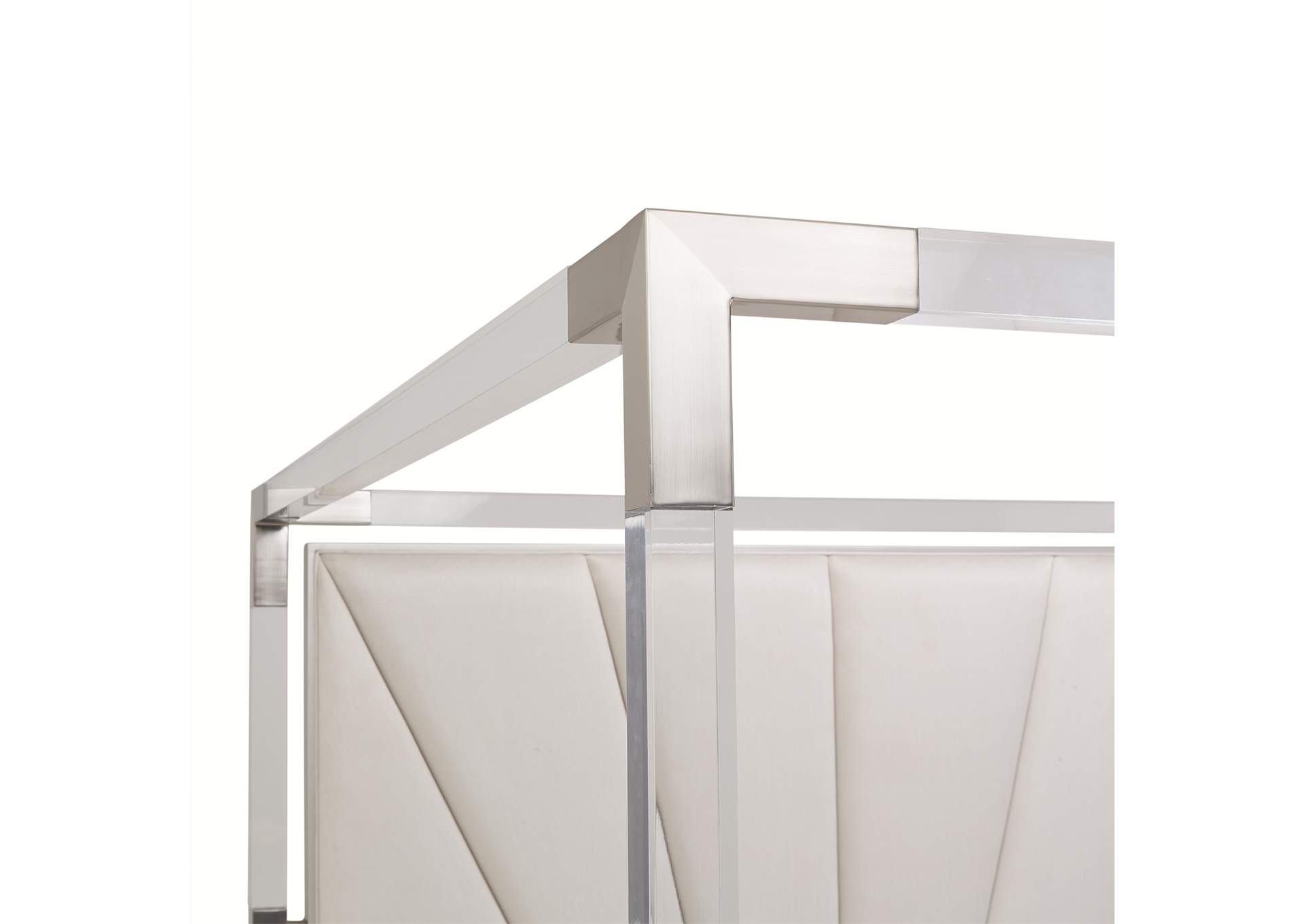 Penthouse Eastern King Canopy Bed - Ash Gray image 7