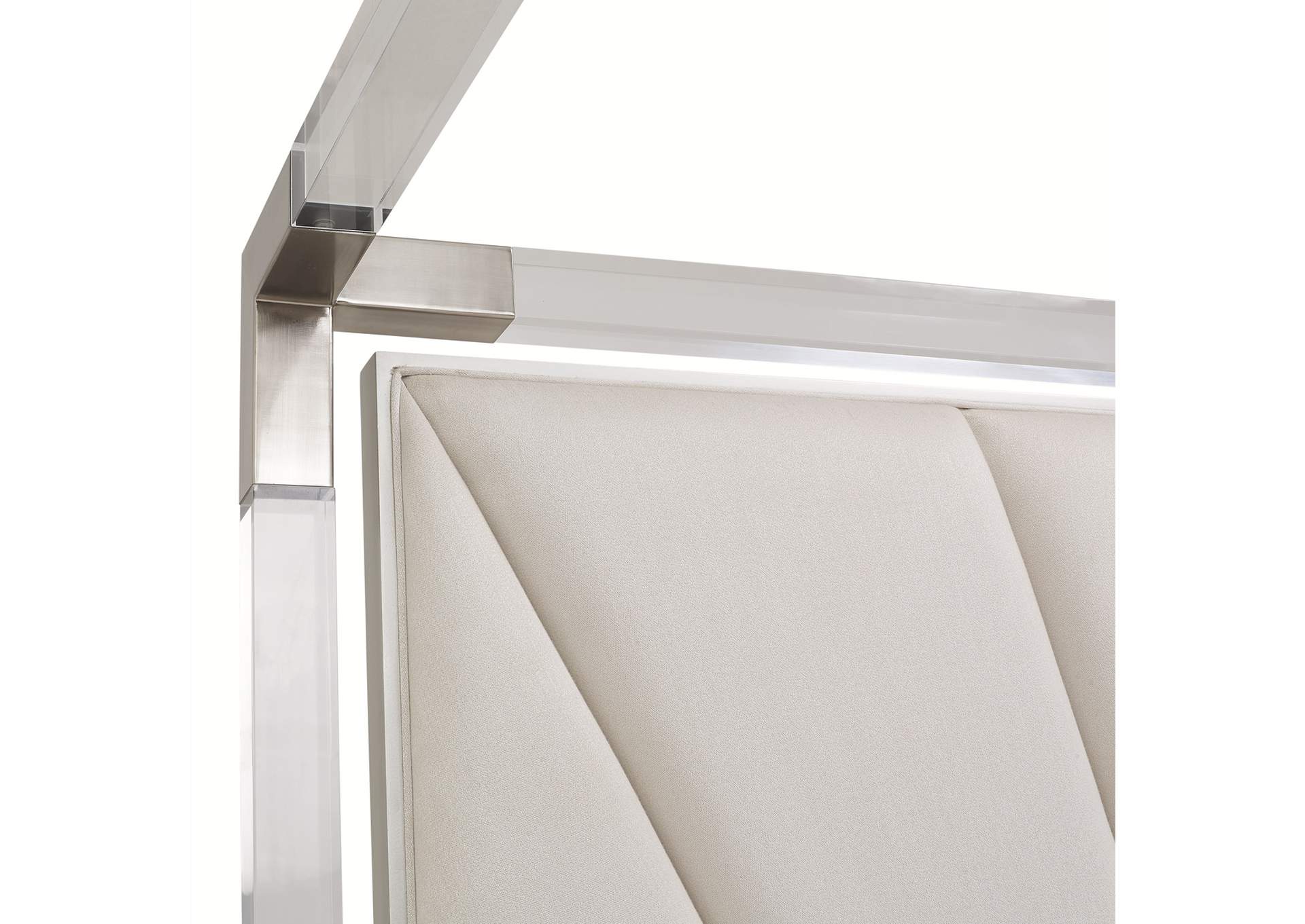 Penthouse Eastern King Canopy Bed - Ash Gray image 8