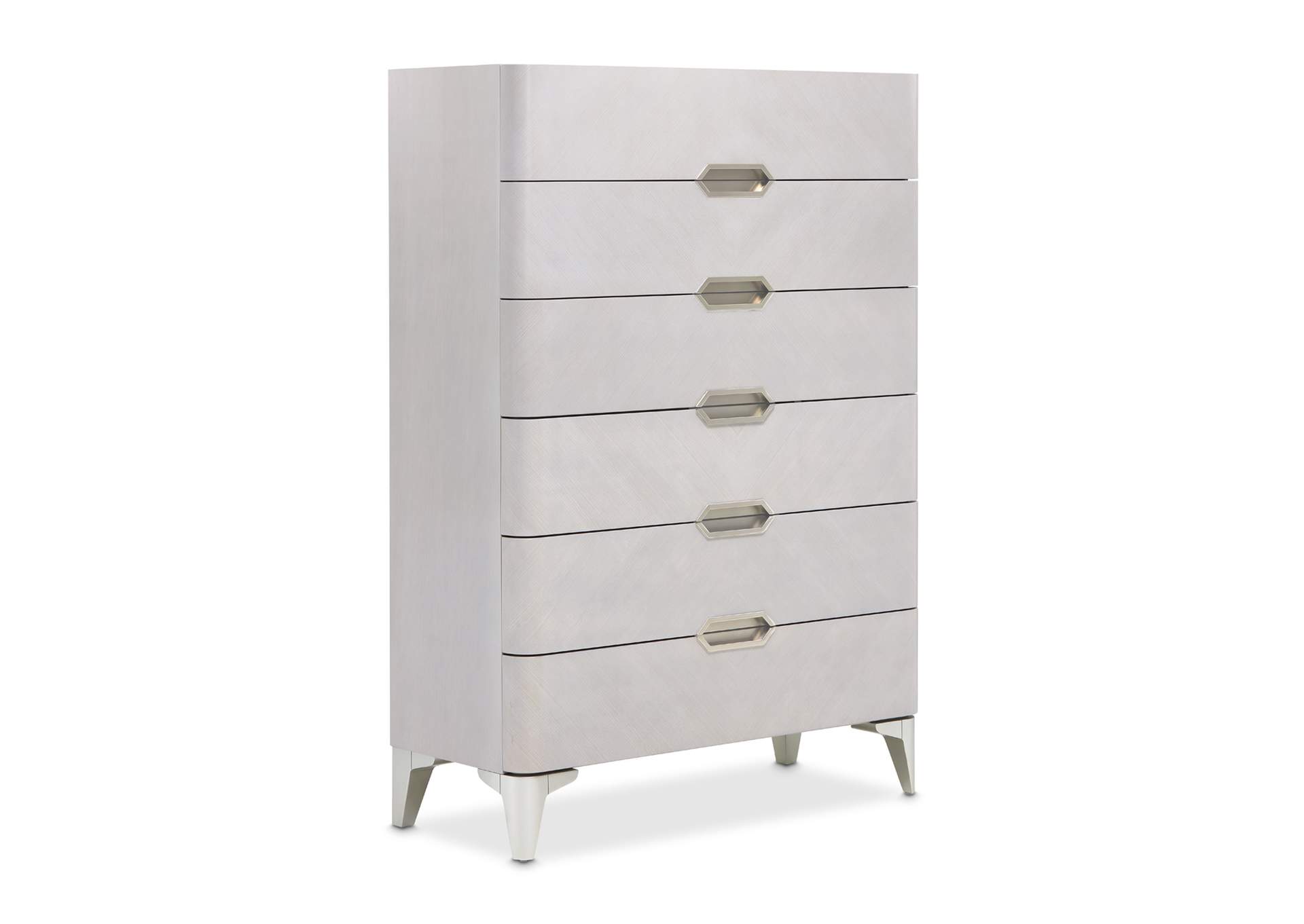 Penthouse 6-Drawer Chest - Ash Gray image 5