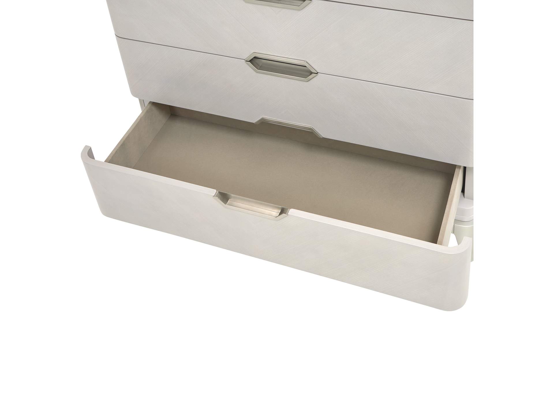 Penthouse 6-Drawer Chest - Ash Gray image 6