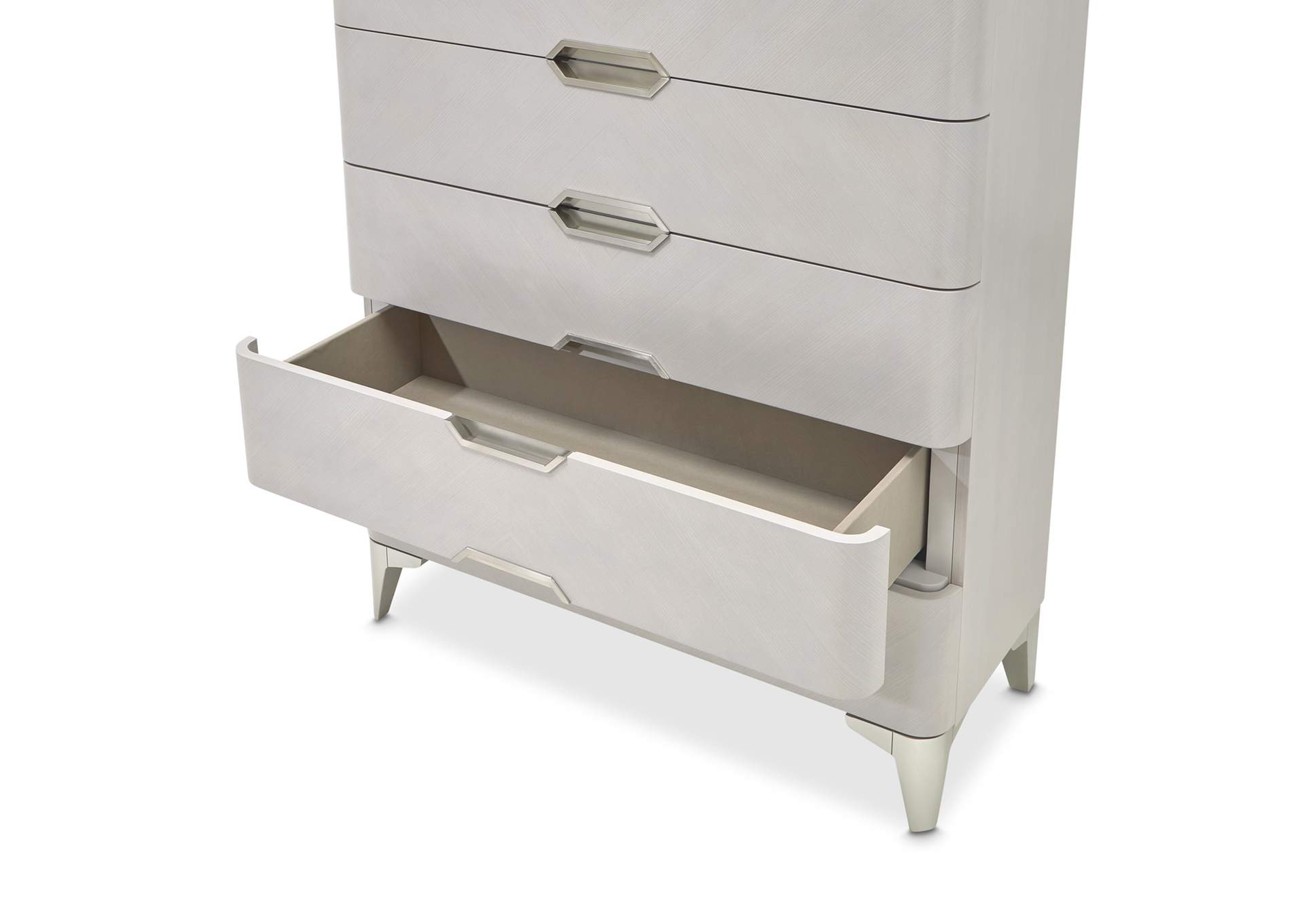 Penthouse 6-Drawer Chest - Ash Gray image 7